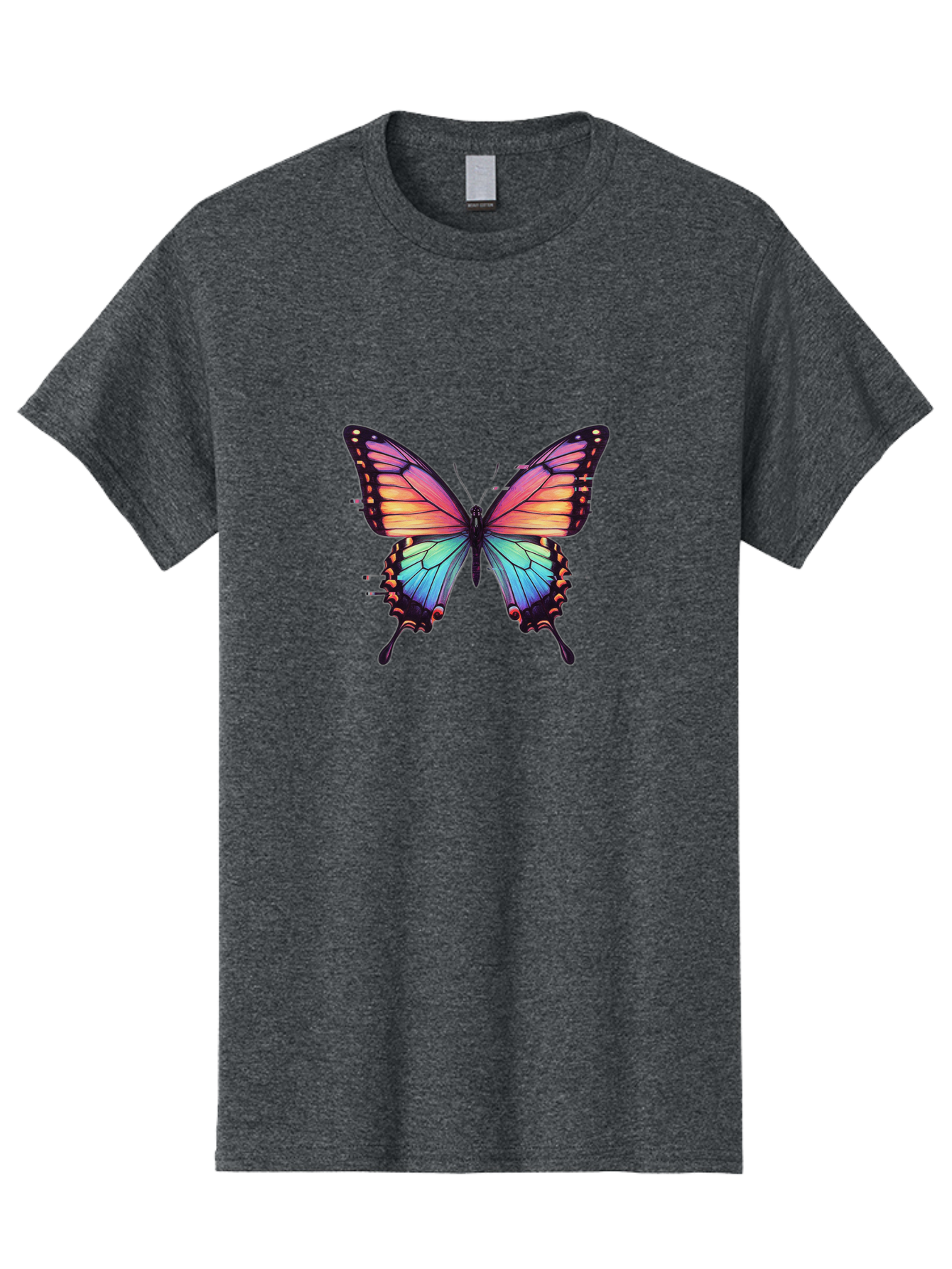 Rainbow-Butterfly Men'S Graphic Tee, 100% Cotton, Comfortable Casual Summer Wear, Machine Washable, Vintage Camera, Old Camera, Antique Camera, Black Camera, Classic Photography, Photography Equipment, Nostalgic Device, Film Camera, Camera Art Bai287 13