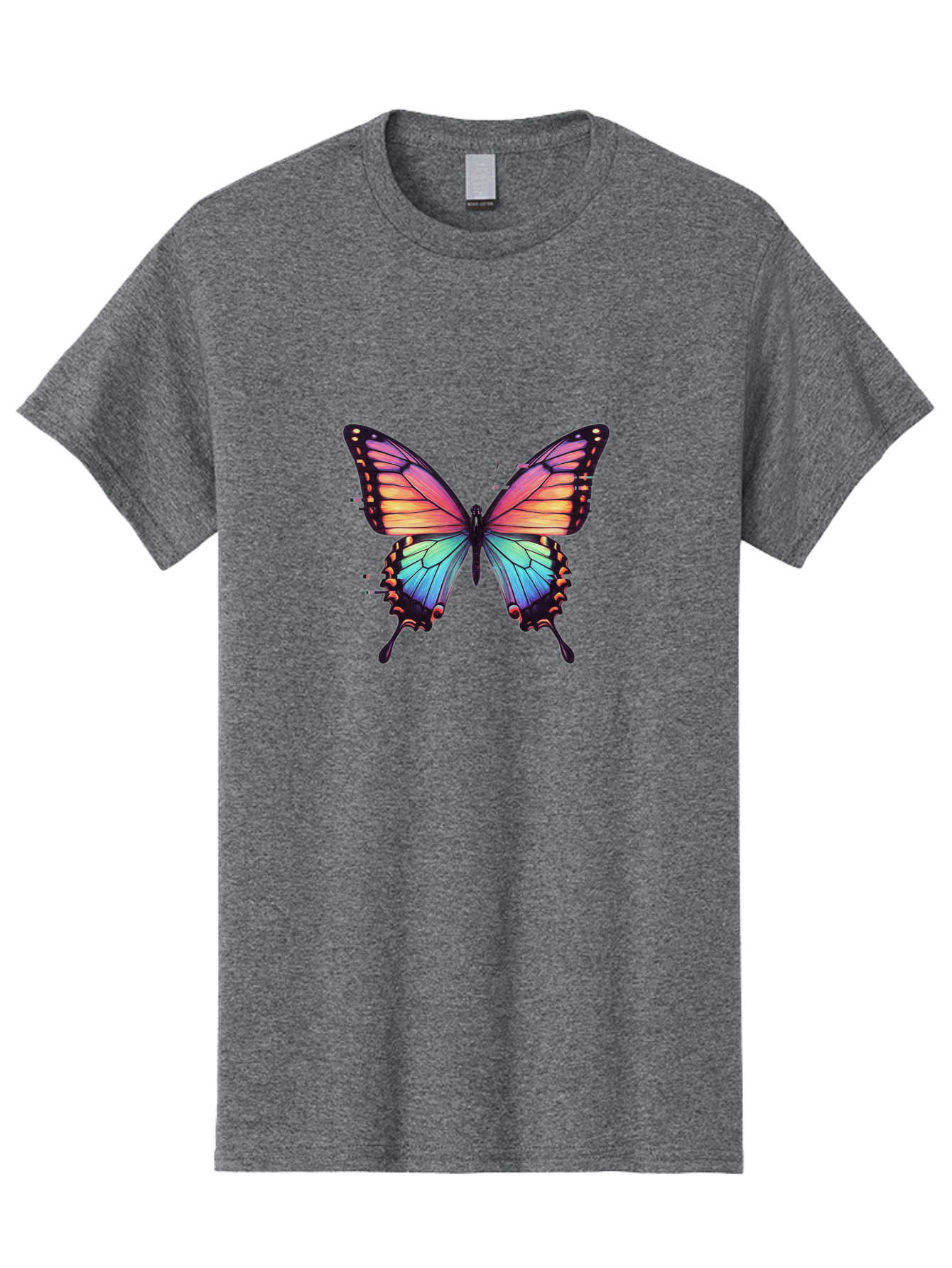 Rainbow-Butterfly Men'S Graphic Tee, 100% Cotton, Comfortable Casual Summer Wear, Machine Washable, Vintage Camera, Old Camera, Antique Camera, Black Camera, Classic Photography, Photography Equipment, Nostalgic Device, Film Camera, Camera Art Bai287 11