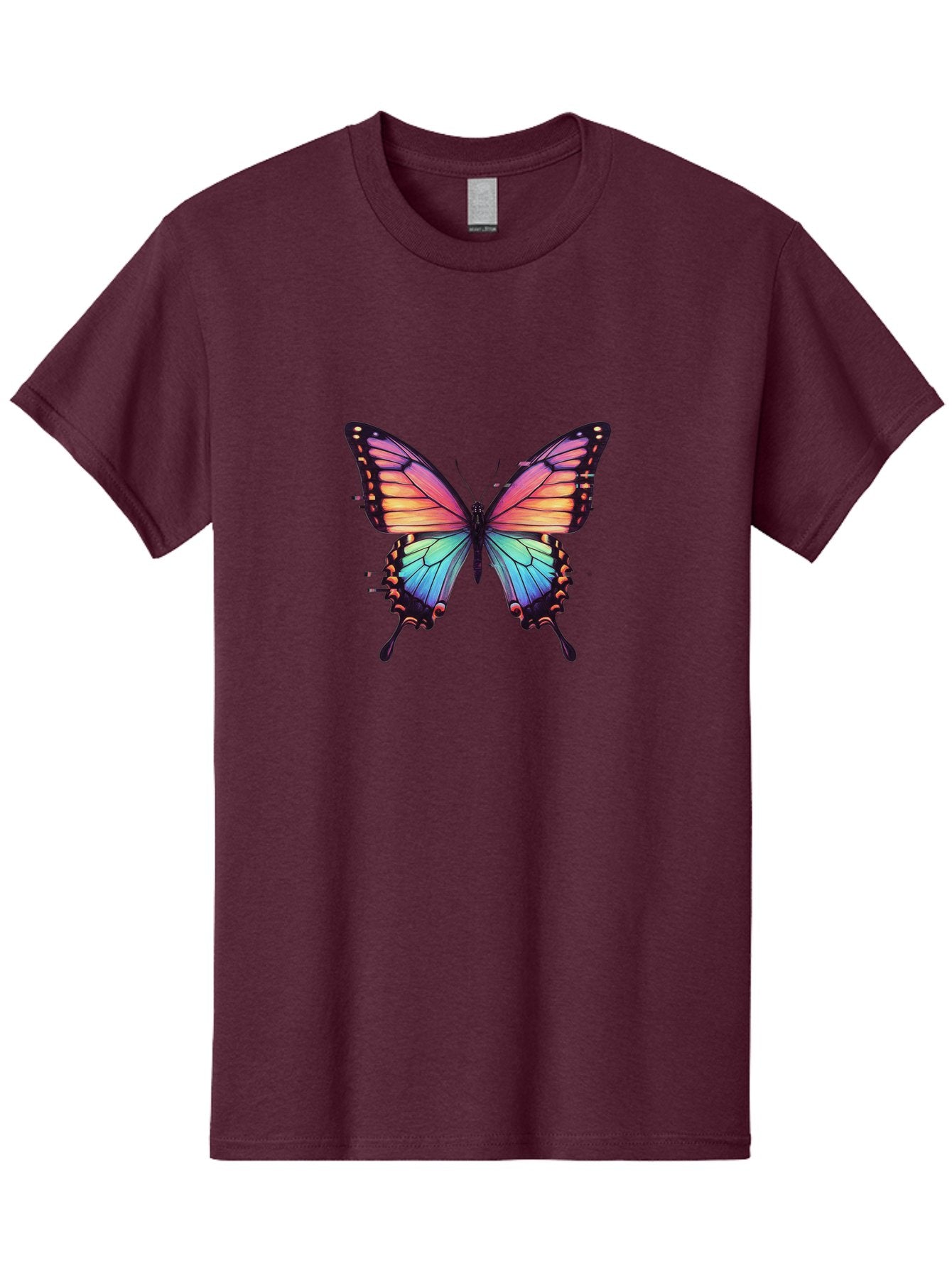 Rainbow-Butterfly Men'S Graphic Tee, 100% Cotton, Comfortable Casual Summer Wear, Machine Washable, Vintage Camera, Old Camera, Antique Camera, Black Camera, Classic Photography, Photography Equipment, Nostalgic Device, Film Camera, Camera Art Bai287 13