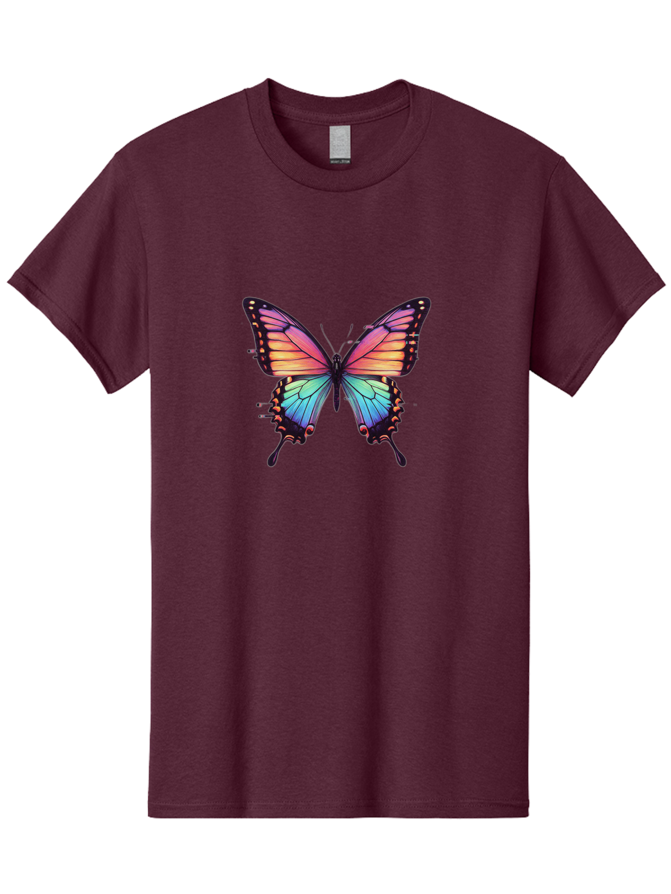 Rainbow-Butterfly Men'S Graphic Tee, 100% Cotton, Comfortable Casual Summer Wear, Machine Washable, Vintage Camera, Old Camera, Antique Camera, Black Camera, Classic Photography, Photography Equipment, Nostalgic Device, Film Camera, Camera Art Bai287 15