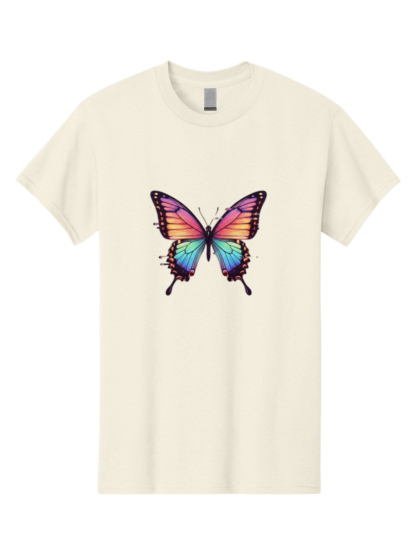 Rainbow-Butterfly Men'S Graphic Tee, 100% Cotton, Comfortable Casual Summer Wear, Machine Washable, Vintage Camera, Old Camera, Antique Camera, Black Camera, Classic Photography, Photography Equipment, Nostalgic Device, Film Camera, Camera Art Bai287 8