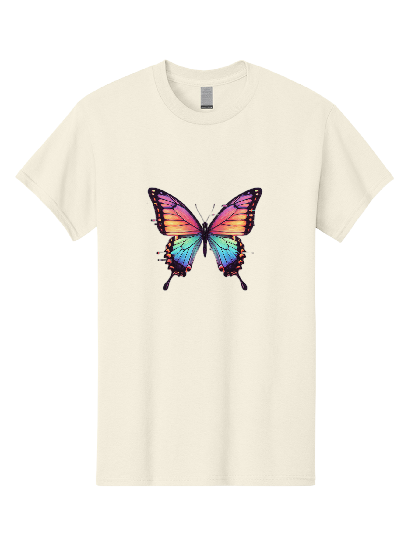 Rainbow-Butterfly Men'S Graphic Tee, 100% Cotton, Comfortable Casual Summer Wear, Machine Washable, Vintage Camera, Old Camera, Antique Camera, Black Camera, Classic Photography, Photography Equipment, Nostalgic Device, Film Camera, Camera Art Bai287 6