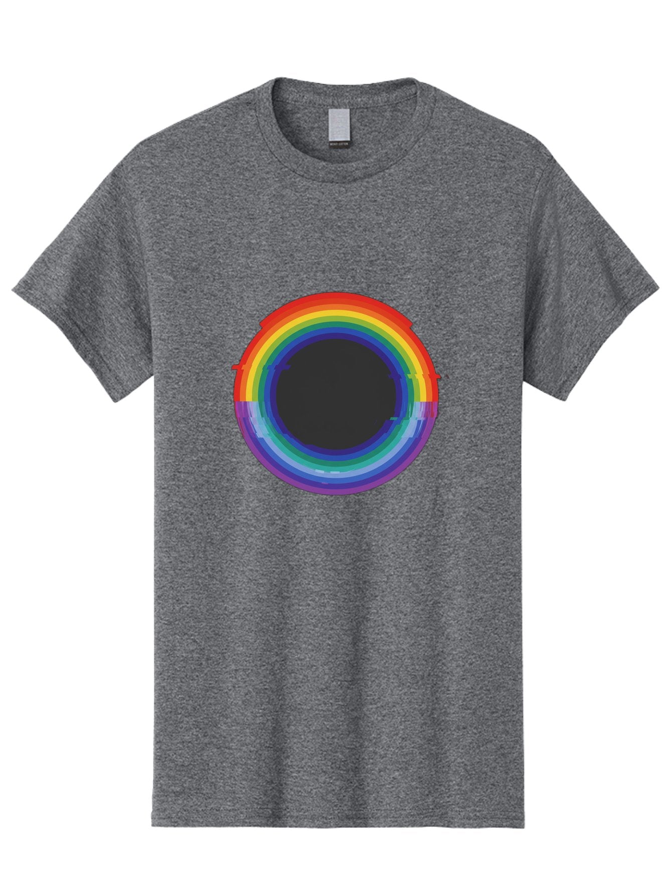Rainbow-Circle-1 Men'S Graphic Tee, 100% Cotton, Comfortable Casual Summer Wear, Machine Washable, Vintage Camera, Old Camera, Antique Camera, Black Camera, Classic Photography, Photography Equipment, Nostalgic Device, Film Camera, Camera Art Bai288 13