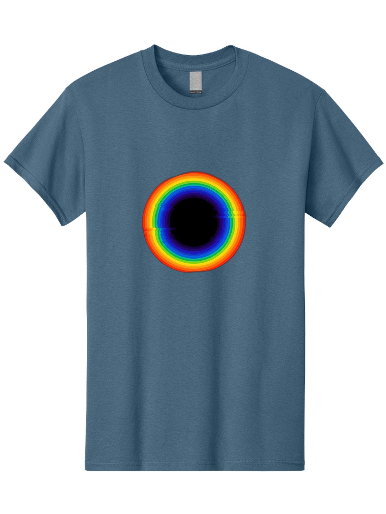 Rainbow-Circle-2 Men'S Graphic Tee, 100% Cotton, Comfortable Casual Summer Wear, Machine Washable, Vintage Camera, Old Camera, Antique Camera, Black Camera, Classic Photography, Photography Equipment, Nostalgic Device, Film Camera, Camera Art Bai289 14
