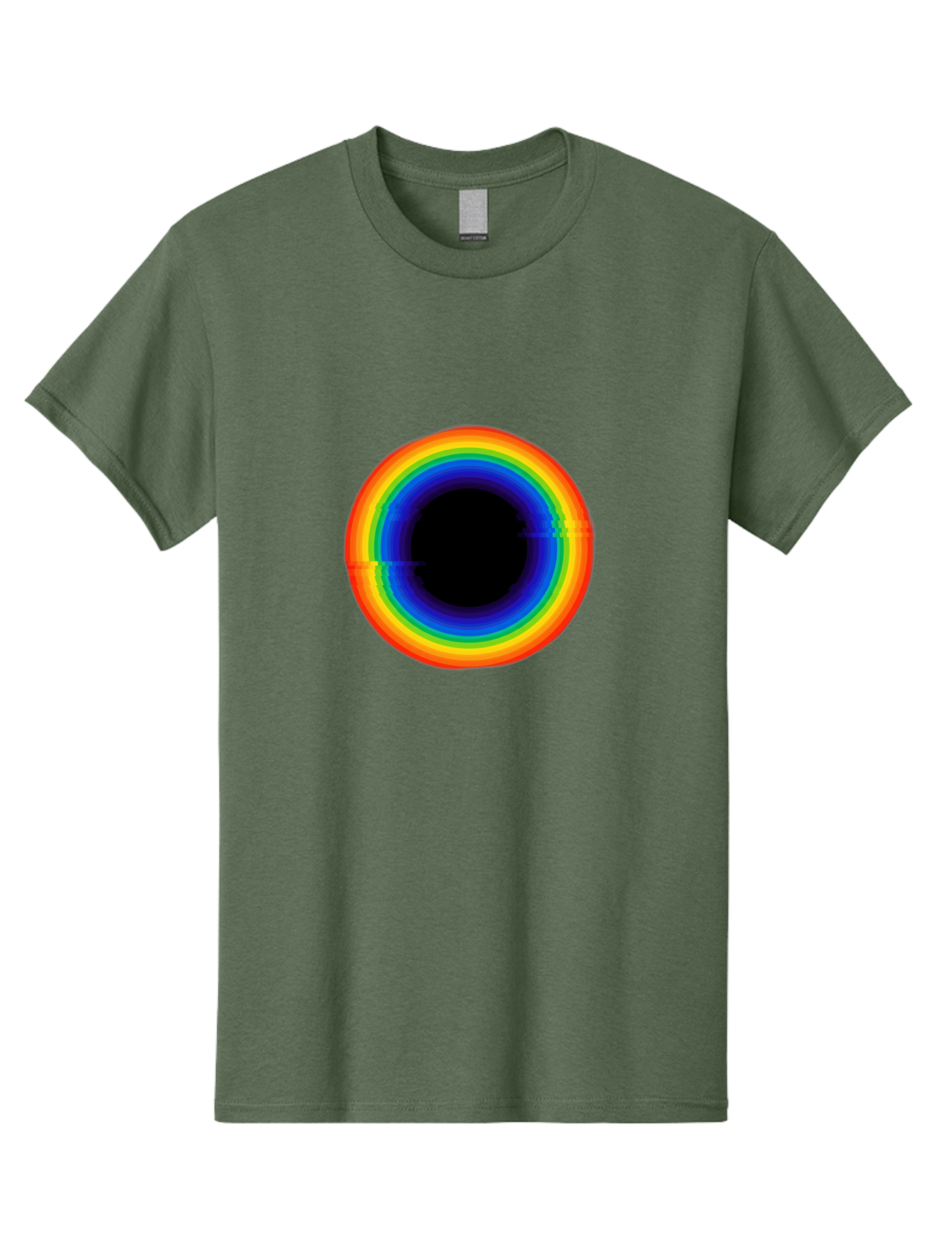 Rainbow-Circle-2 Men'S Graphic Tee, 100% Cotton, Comfortable Casual Summer Wear, Machine Washable, Vintage Camera, Old Camera, Antique Camera, Black Camera, Classic Photography, Photography Equipment, Nostalgic Device, Film Camera, Camera Art Bai289 14