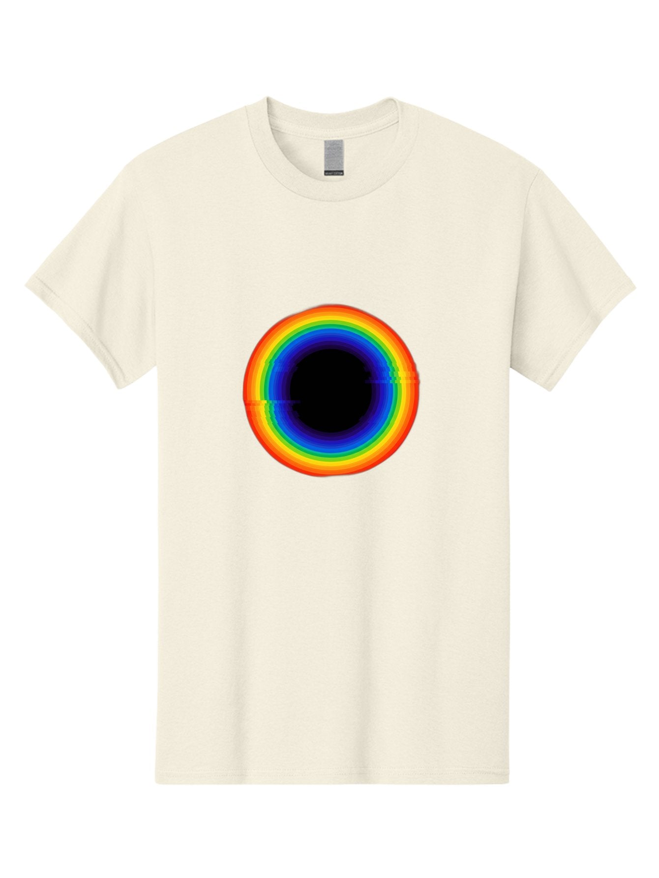 Rainbow-Circle-2 Men'S Graphic Tee, 100% Cotton, Comfortable Casual Summer Wear, Machine Washable, Vintage Camera, Old Camera, Antique Camera, Black Camera, Classic Photography, Photography Equipment, Nostalgic Device, Film Camera, Camera Art Bai289 5
