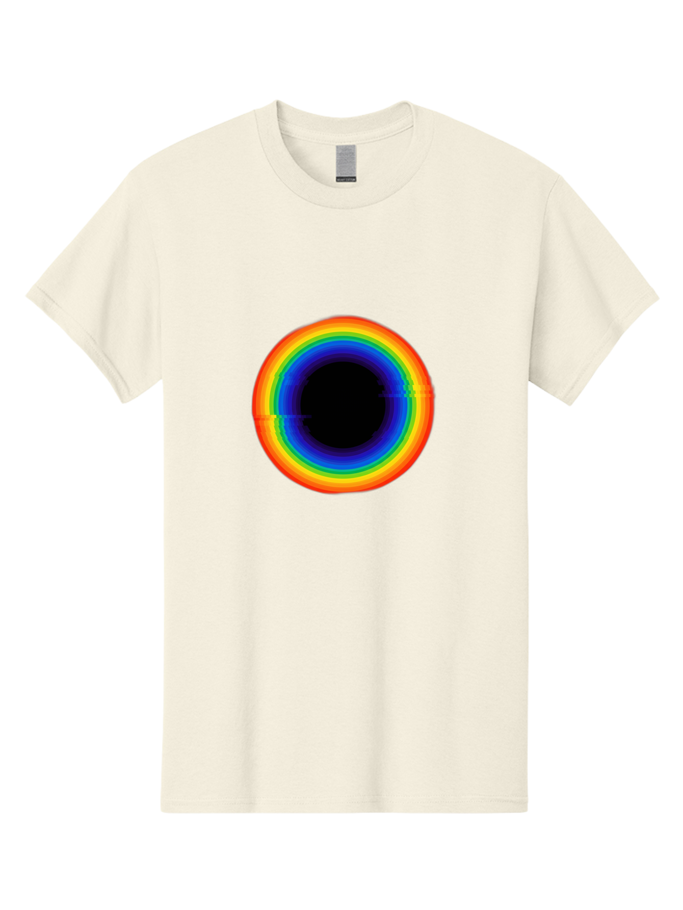 Rainbow-Circle-2 Men'S Graphic Tee, 100% Cotton, Comfortable Casual Summer Wear, Machine Washable, Vintage Camera, Old Camera, Antique Camera, Black Camera, Classic Photography, Photography Equipment, Nostalgic Device, Film Camera, Camera Art Bai289 8