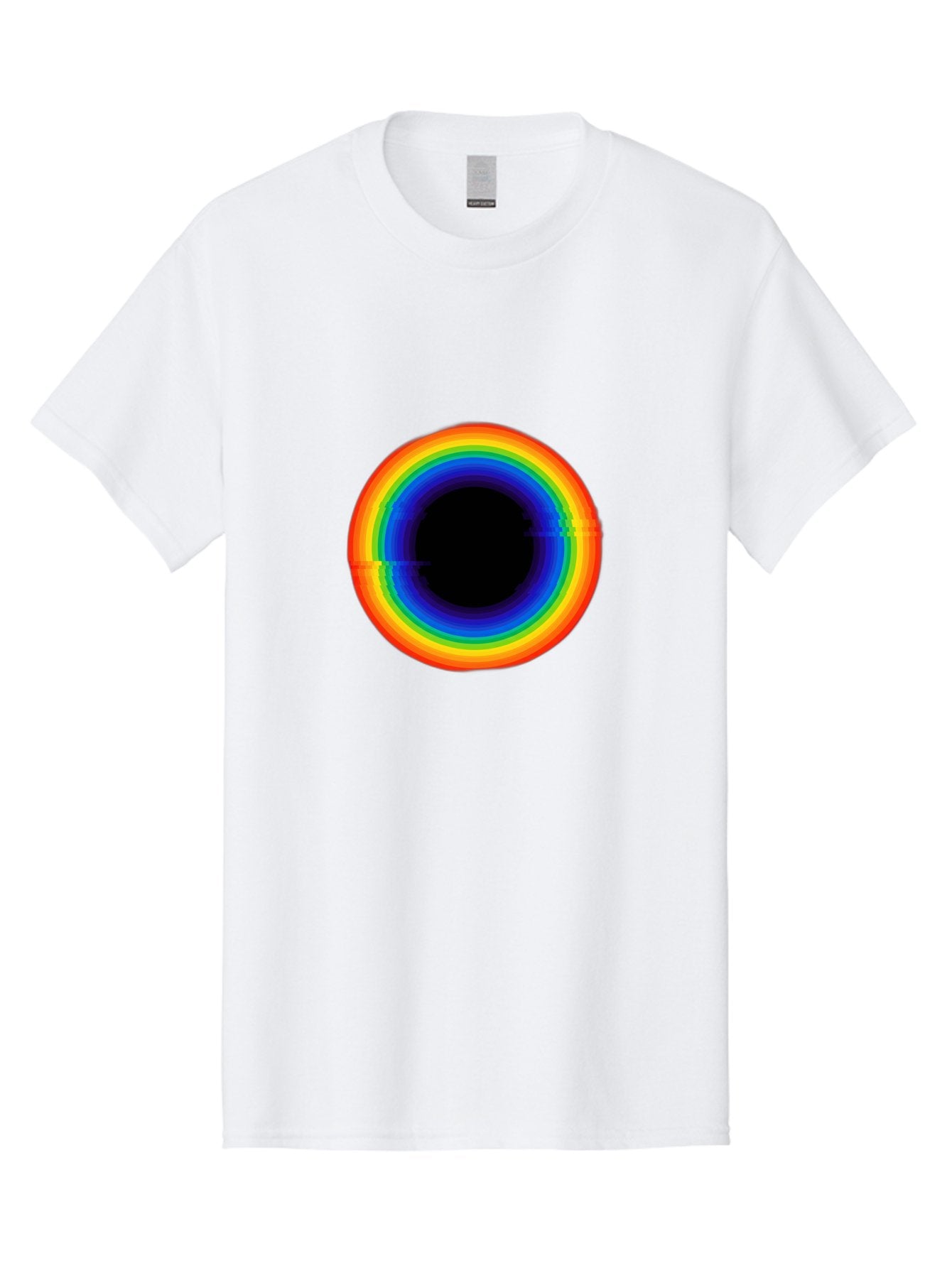 Rainbow-Circle-2 Men'S Graphic Tee, 100% Cotton, Comfortable Casual Summer Wear, Machine Washable, Vintage Camera, Old Camera, Antique Camera, Black Camera, Classic Photography, Photography Equipment, Nostalgic Device, Film Camera, Camera Art Bai289 13