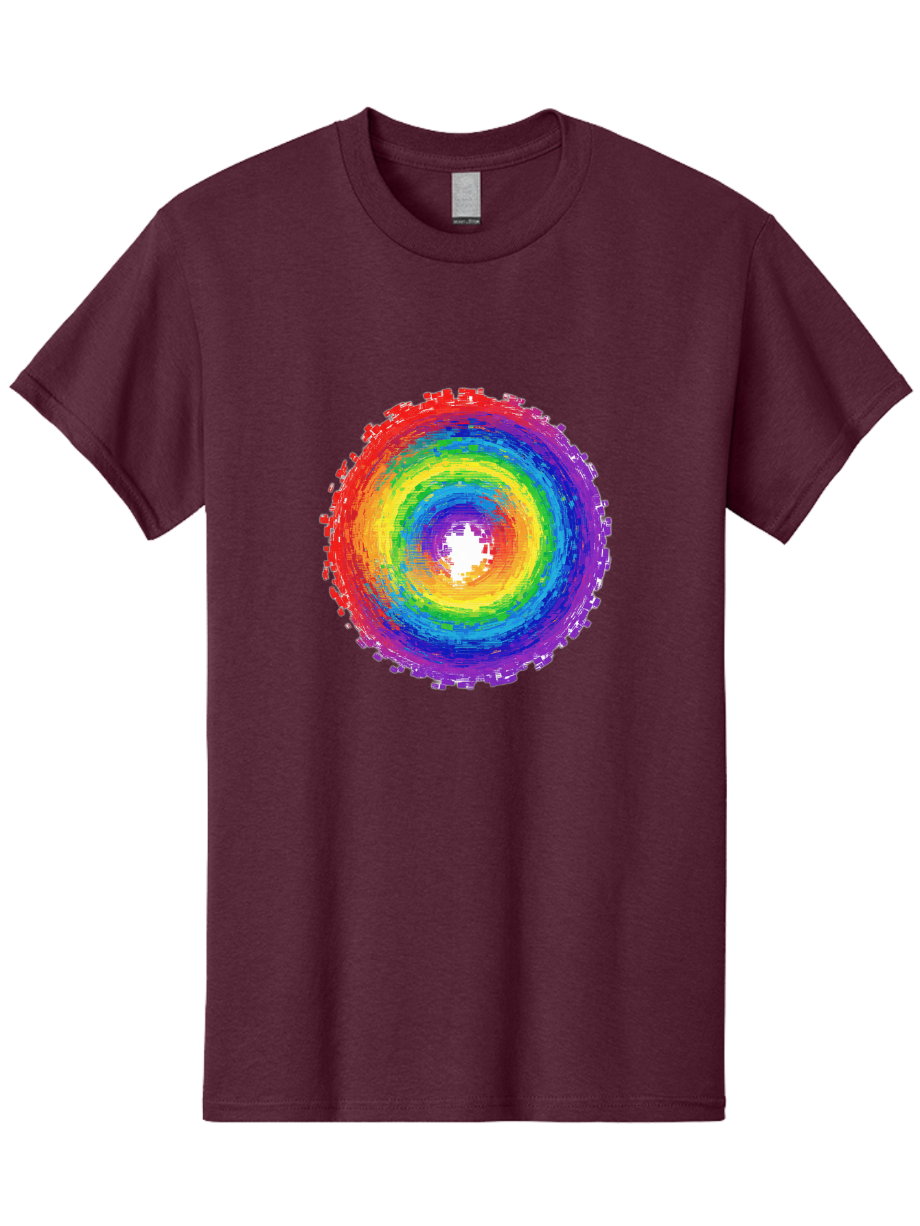 Rainbow-Circle-3 Men'S Graphic Tee, 100% Cotton, Comfortable Casual Summer Wear, Machine Washable, Vintage Camera, Old Camera, Antique Camera, Black Camera, Classic Photography, Photography Equipment, Nostalgic Device, Film Camera, Camera Art Bai290 12