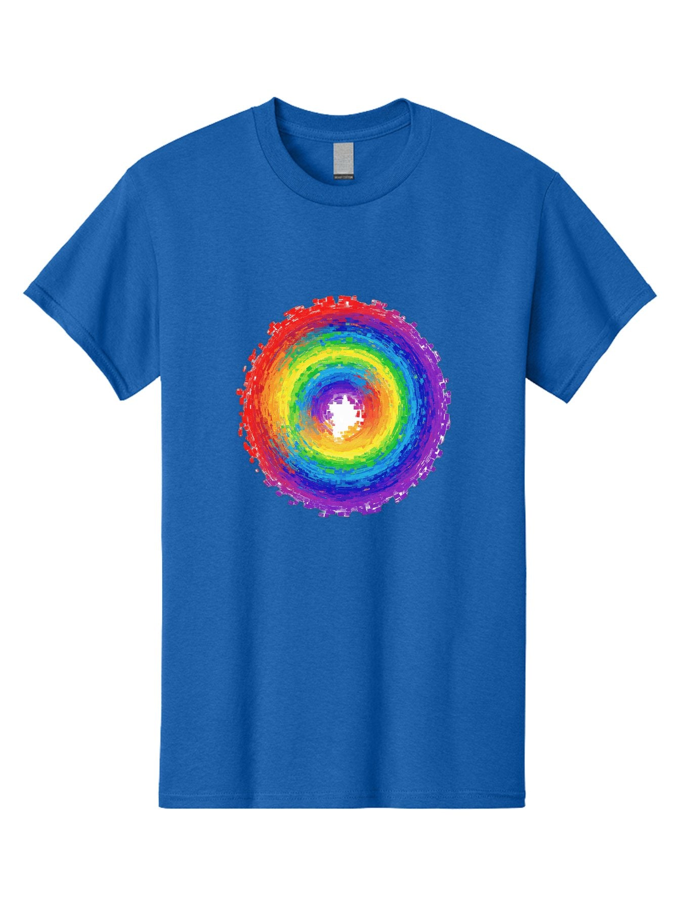 Rainbow-Circle-3 Men'S Graphic Tee, 100% Cotton, Comfortable Casual Summer Wear, Machine Washable, Vintage Camera, Old Camera, Antique Camera, Black Camera, Classic Photography, Photography Equipment, Nostalgic Device, Film Camera, Camera Art Bai290 3