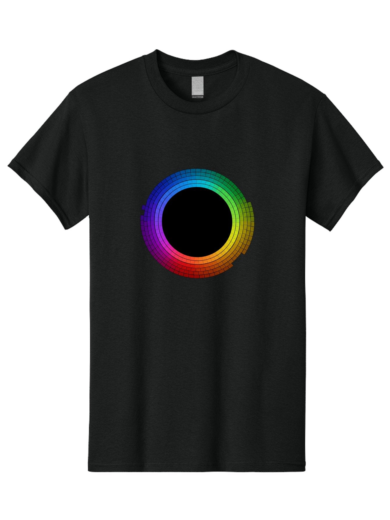 Rainbow-Circle Men'S Graphic Tee, 100% Cotton, Comfortable Casual Summer Wear, Machine Washable, Vintage Camera, Old Camera, Antique Camera, Black Camera, Classic Photography, Photography Equipment, Nostalgic Device, Film Camera, Camera Art Bai291