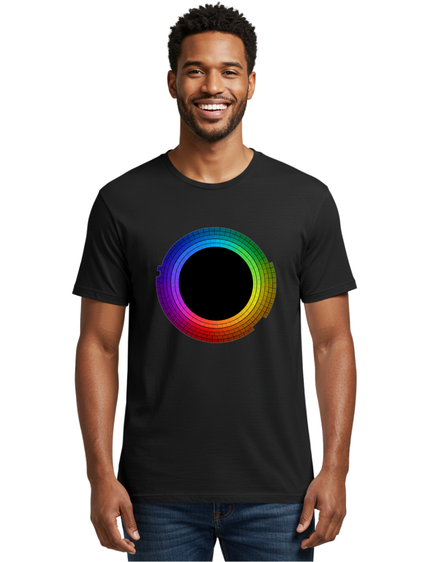 Rainbow-Circle Men'S Graphic Tee, 100% Cotton, Comfortable Casual Summer Wear, Machine Washable, Vintage Camera, Old Camera, Antique Camera, Black Camera, Classic Photography, Photography Equipment, Nostalgic Device, Film Camera, Camera Art Bai291 26