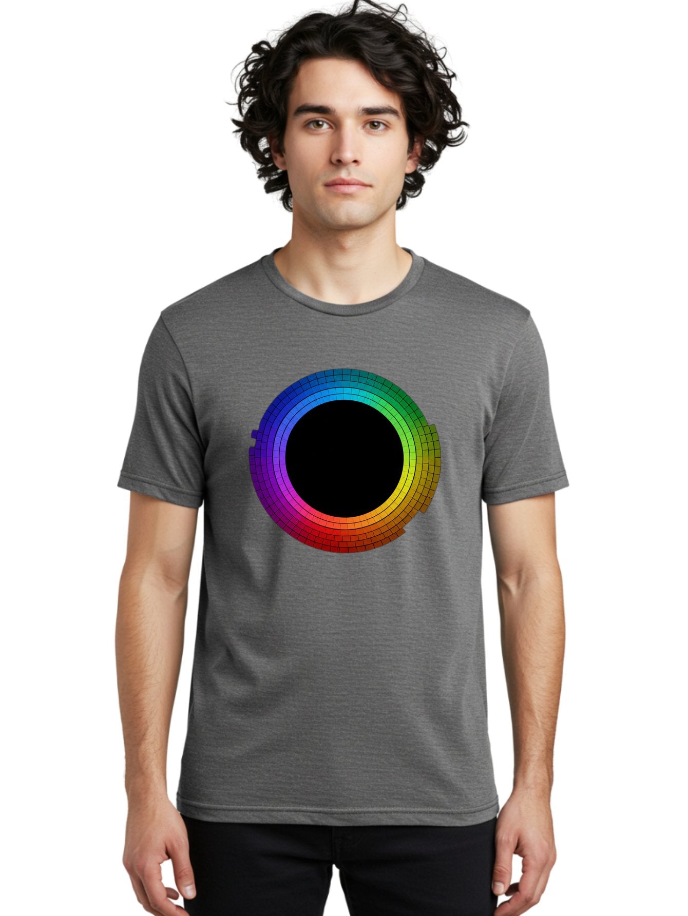 Rainbow-Circle Men'S Graphic Tee, 100% Cotton, Comfortable Casual Summer Wear, Machine Washable, Vintage Camera, Old Camera, Antique Camera, Black Camera, Classic Photography, Photography Equipment, Nostalgic Device, Film Camera, Camera Art Bai291 16