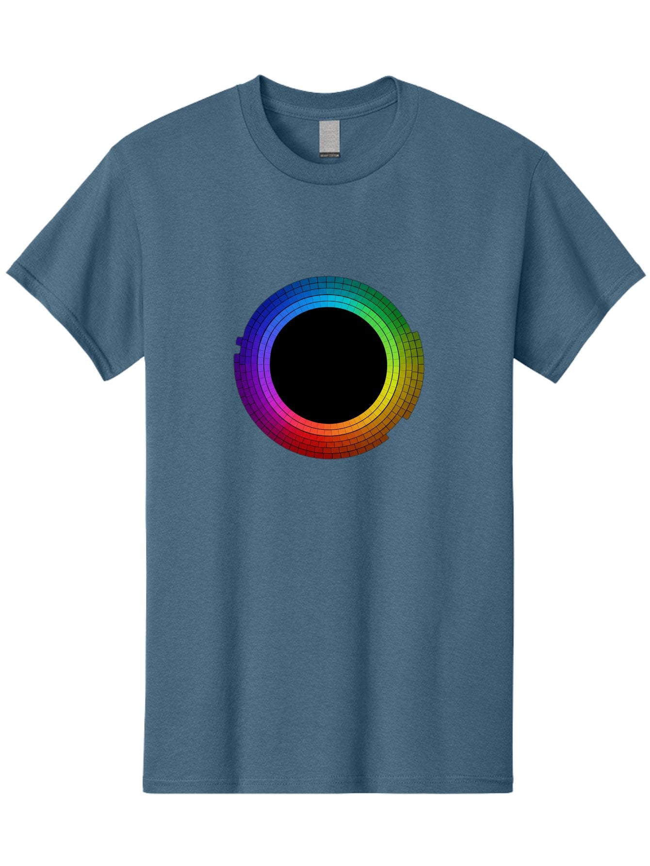 Rainbow-Circle Men'S Graphic Tee, 100% Cotton, Comfortable Casual Summer Wear, Machine Washable, Vintage Camera, Old Camera, Antique Camera, Black Camera, Classic Photography, Photography Equipment, Nostalgic Device, Film Camera, Camera Art Bai291 8