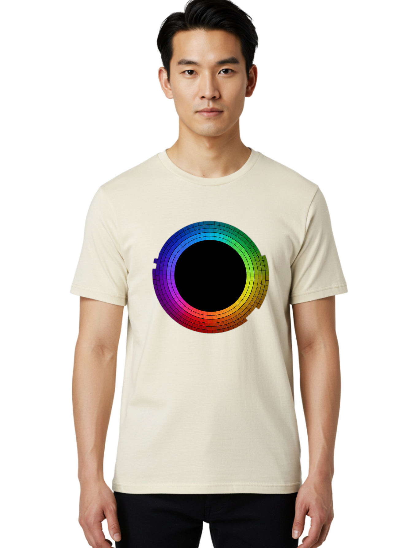 Rainbow-Circle Men'S Graphic Tee, 100% Cotton, Comfortable Casual Summer Wear, Machine Washable, Vintage Camera, Old Camera, Antique Camera, Black Camera, Classic Photography, Photography Equipment, Nostalgic Device, Film Camera, Camera Art Bai291 29
