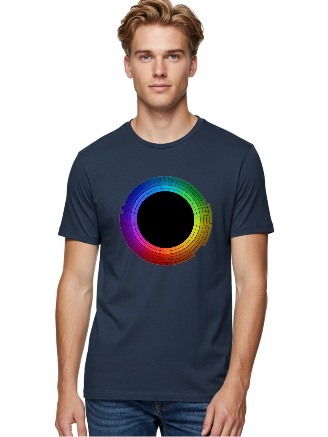 Rainbow-Circle Men'S Graphic Tee, 100% Cotton, Comfortable Casual Summer Wear, Machine Washable, Vintage Camera, Old Camera, Antique Camera, Black Camera, Classic Photography, Photography Equipment, Nostalgic Device, Film Camera, Camera Art Bai291 27
