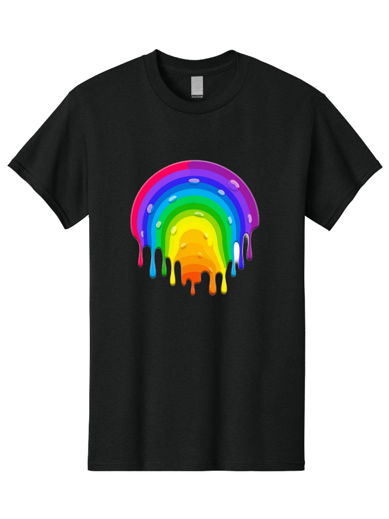 Rainbow-Dripping Men'S Graphic Tee, 100% Cotton, Comfortable Casual Summer Wear, Machine Washable, Vintage Camera, Old Camera, Antique Camera, Black Camera, Classic Photography, Photography Equipment, Nostalgic Device, Film Camera, Camera Art Bai292 12