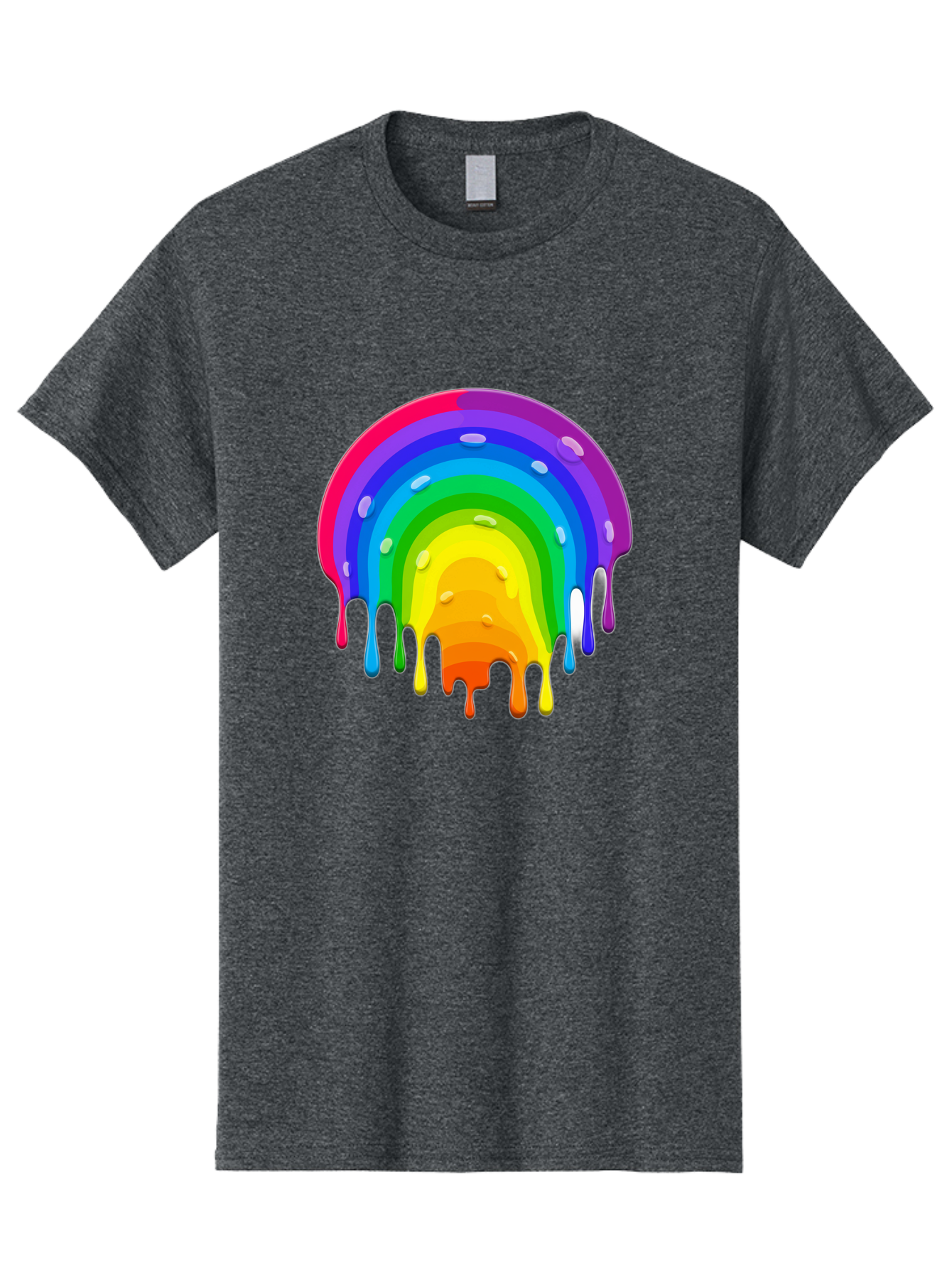 Rainbow-Dripping Men'S Graphic Tee, 100% Cotton, Comfortable Casual Summer Wear, Machine Washable, Vintage Camera, Old Camera, Antique Camera, Black Camera, Classic Photography, Photography Equipment, Nostalgic Device, Film Camera, Camera Art Bai292 6