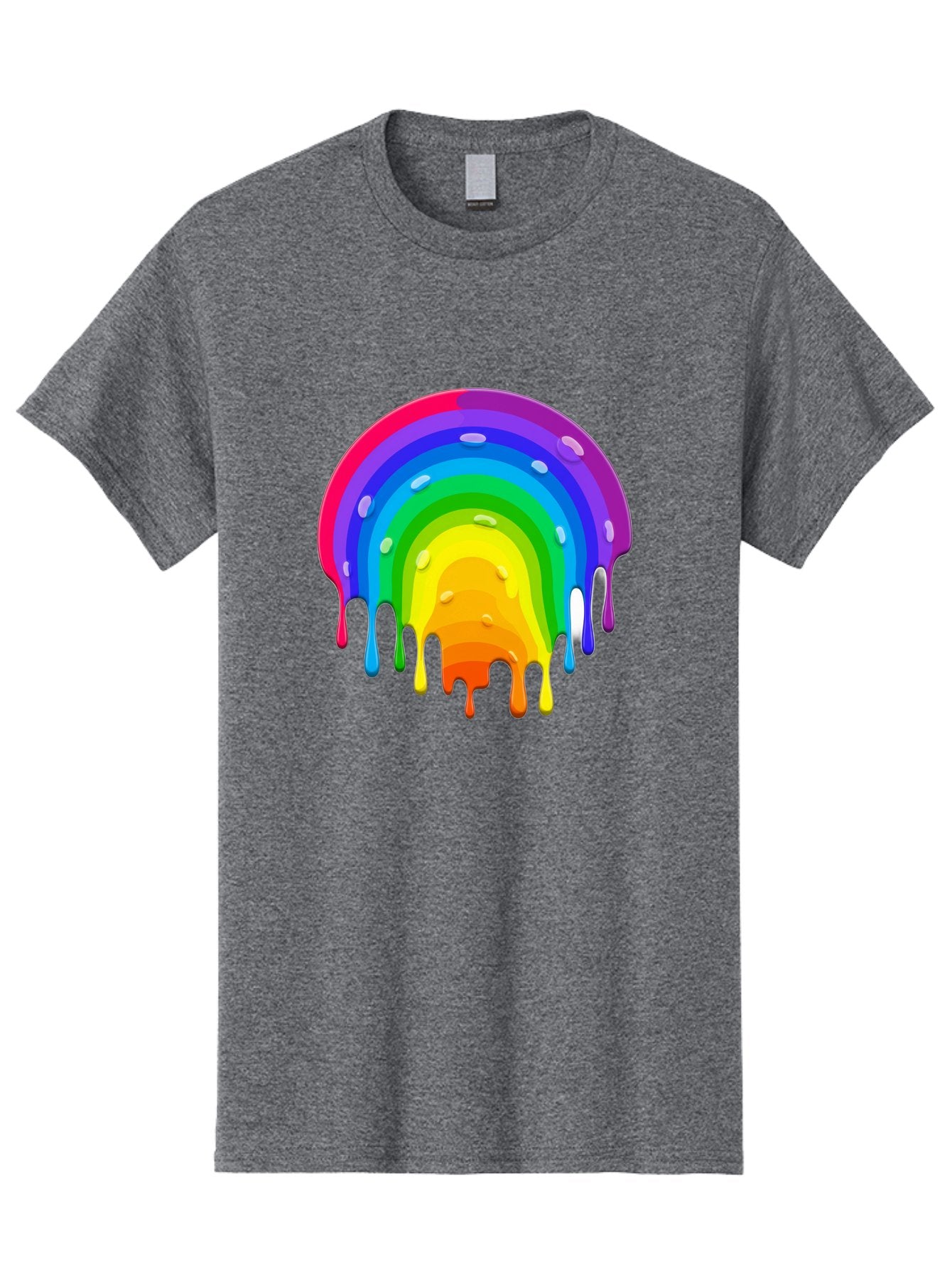 Rainbow-Dripping Men'S Graphic Tee, 100% Cotton, Comfortable Casual Summer Wear, Machine Washable, Vintage Camera, Old Camera, Antique Camera, Black Camera, Classic Photography, Photography Equipment, Nostalgic Device, Film Camera, Camera Art Bai292 7