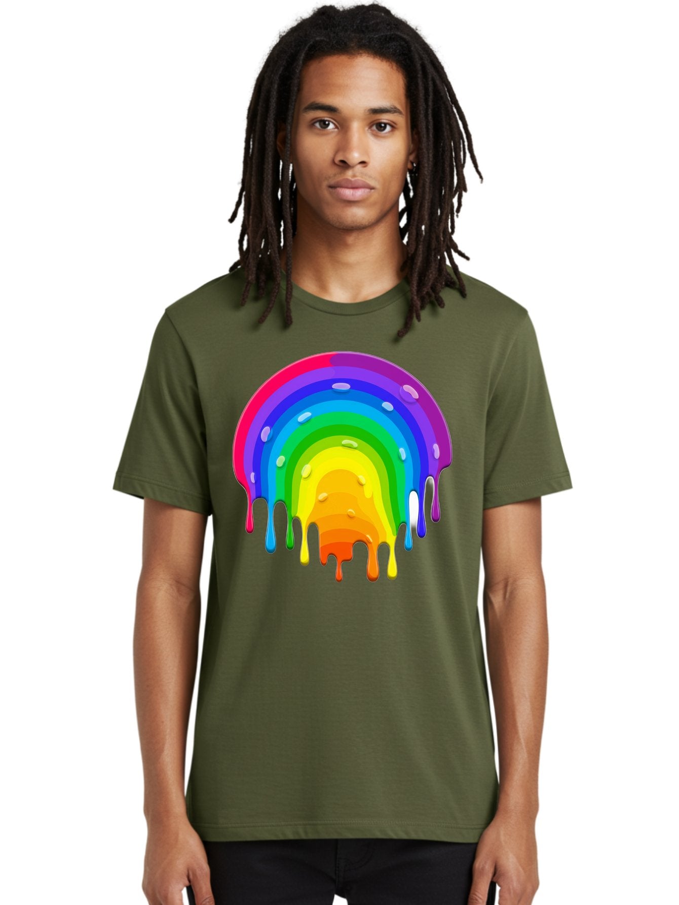 Rainbow-Dripping Men'S Graphic Tee, 100% Cotton, Comfortable Casual Summer Wear, Machine Washable, Vintage Camera, Old Camera, Antique Camera, Black Camera, Classic Photography, Photography Equipment, Nostalgic Device, Film Camera, Camera Art Bai292 17