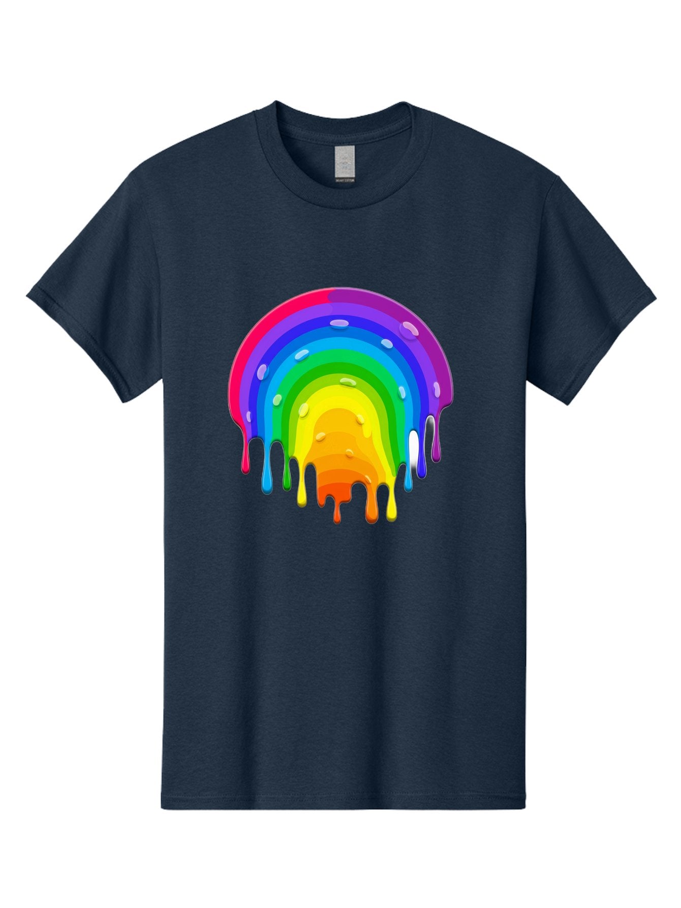 Rainbow-Dripping Men'S Graphic Tee, 100% Cotton, Comfortable Casual Summer Wear, Machine Washable, Vintage Camera, Old Camera, Antique Camera, Black Camera, Classic Photography, Photography Equipment, Nostalgic Device, Film Camera, Camera Art Bai292 6