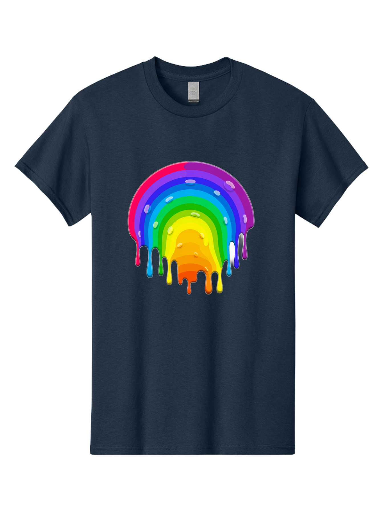 Rainbow-Dripping Men'S Graphic Tee, 100% Cotton, Comfortable Casual Summer Wear, Machine Washable, Vintage Camera, Old Camera, Antique Camera, Black Camera, Classic Photography, Photography Equipment, Nostalgic Device, Film Camera, Camera Art Bai292 7