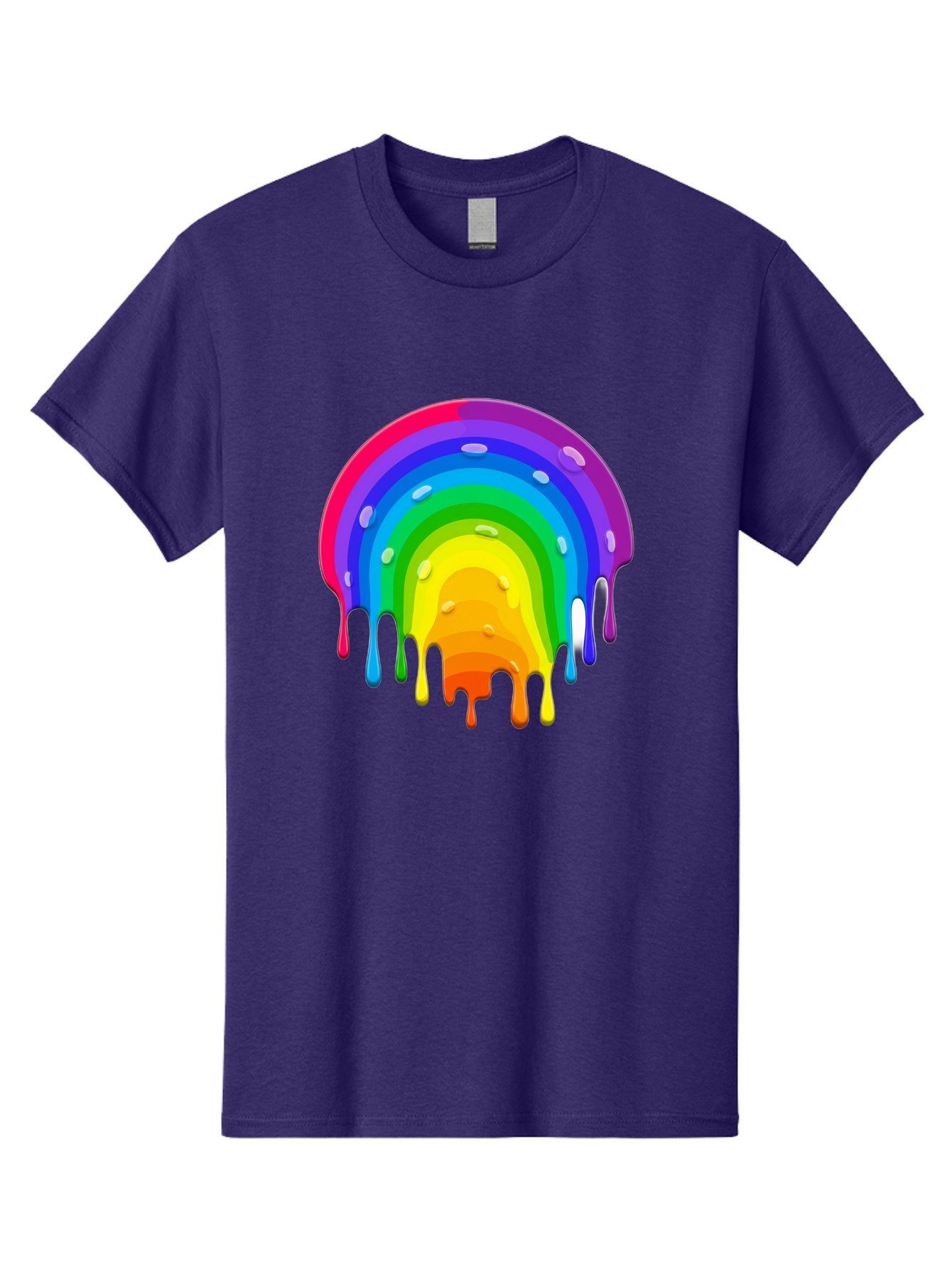 Rainbow-Dripping Men'S Graphic Tee, 100% Cotton, Comfortable Casual Summer Wear, Machine Washable, Vintage Camera, Old Camera, Antique Camera, Black Camera, Classic Photography, Photography Equipment, Nostalgic Device, Film Camera, Camera Art Bai292 5
