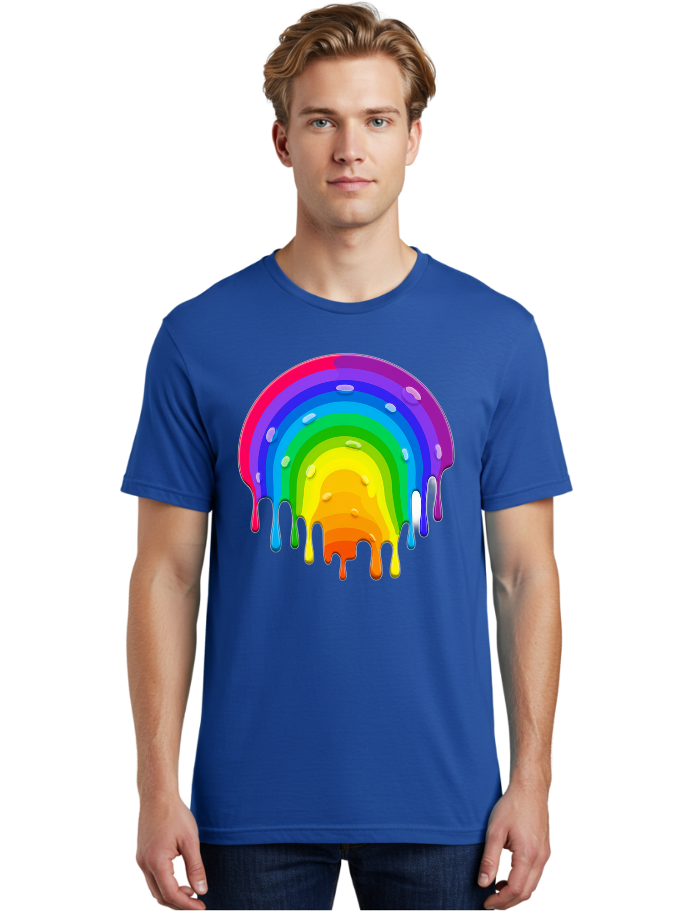 Rainbow-Dripping Men'S Graphic Tee, 100% Cotton, Comfortable Casual Summer Wear, Machine Washable, Vintage Camera, Old Camera, Antique Camera, Black Camera, Classic Photography, Photography Equipment, Nostalgic Device, Film Camera, Camera Art Bai292 24