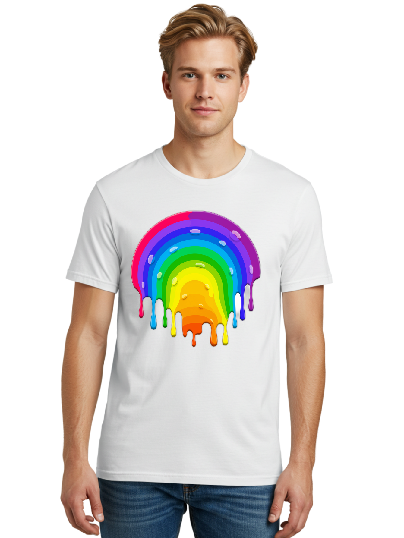 Rainbow-Dripping Men'S Graphic Tee, 100% Cotton, Comfortable Casual Summer Wear, Machine Washable, Vintage Camera, Old Camera, Antique Camera, Black Camera, Classic Photography, Photography Equipment, Nostalgic Device, Film Camera, Camera Art Bai292 20