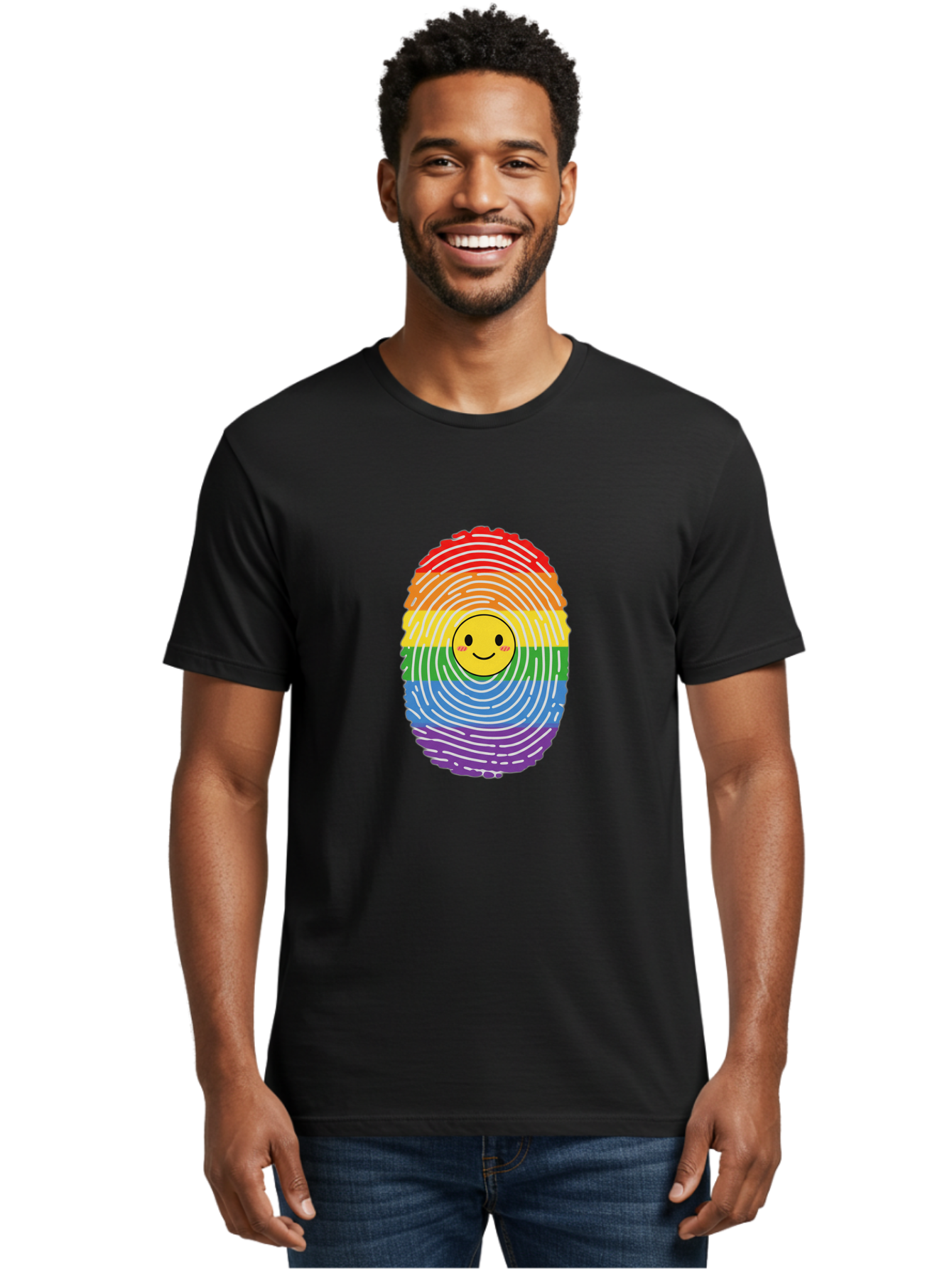 Rainbow-Fingerprint-Smiley Men'S Graphic Tee, 100% Cotton, Comfortable Casual Summer Wear, Machine Washable, Vintage Camera, Old Camera, Antique Camera, Black Camera, Classic Photography, Photography Equipment, Nostalgic Device, Film Camera, Bai293 17