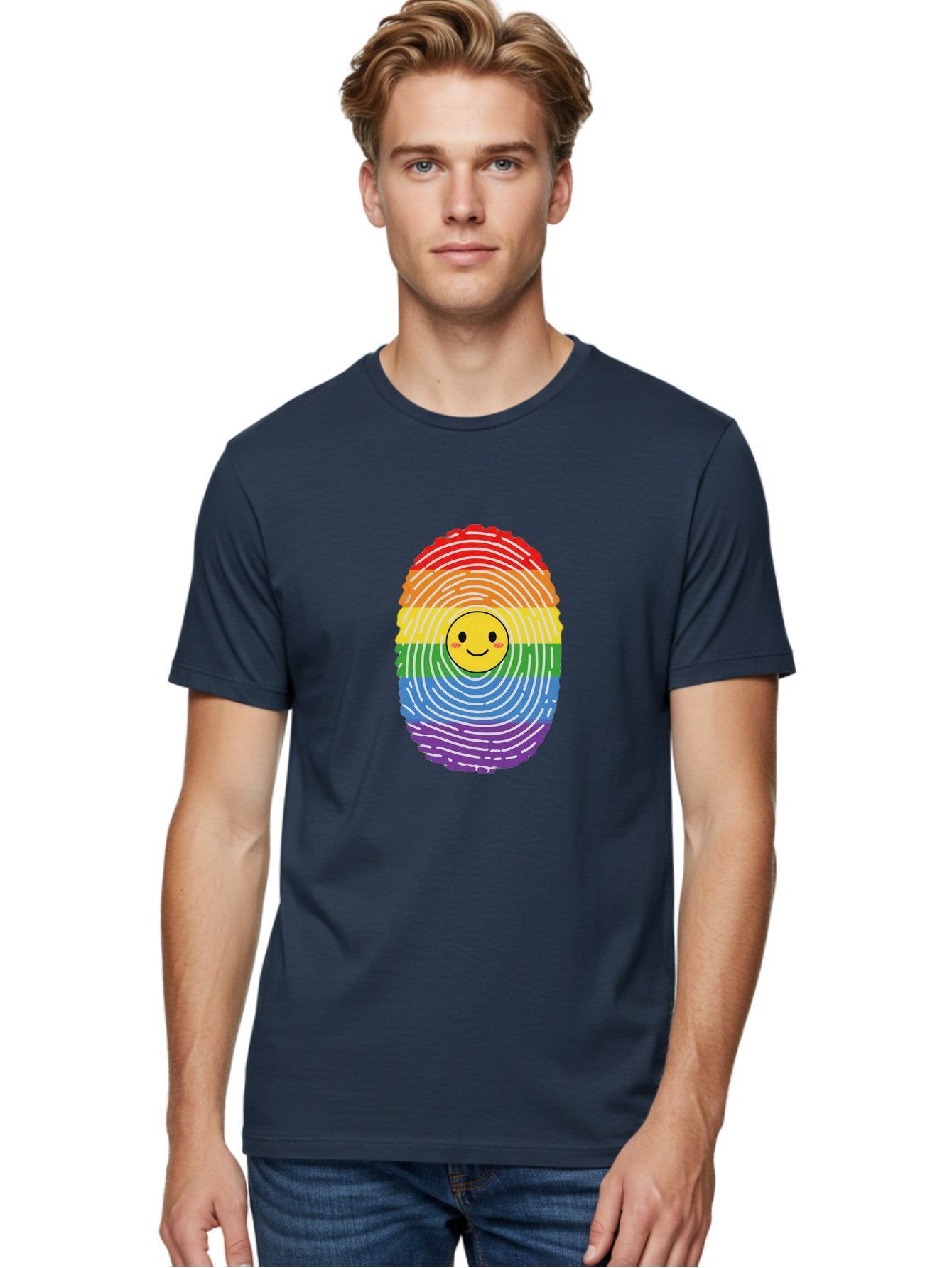 Rainbow-Fingerprint-Smiley Men'S Graphic Tee, 100% Cotton, Comfortable Casual Summer Wear, Machine Washable, Vintage Camera, Old Camera, Antique Camera, Black Camera, Classic Photography, Photography Equipment, Nostalgic Device, Film Camera, Bai293 23
