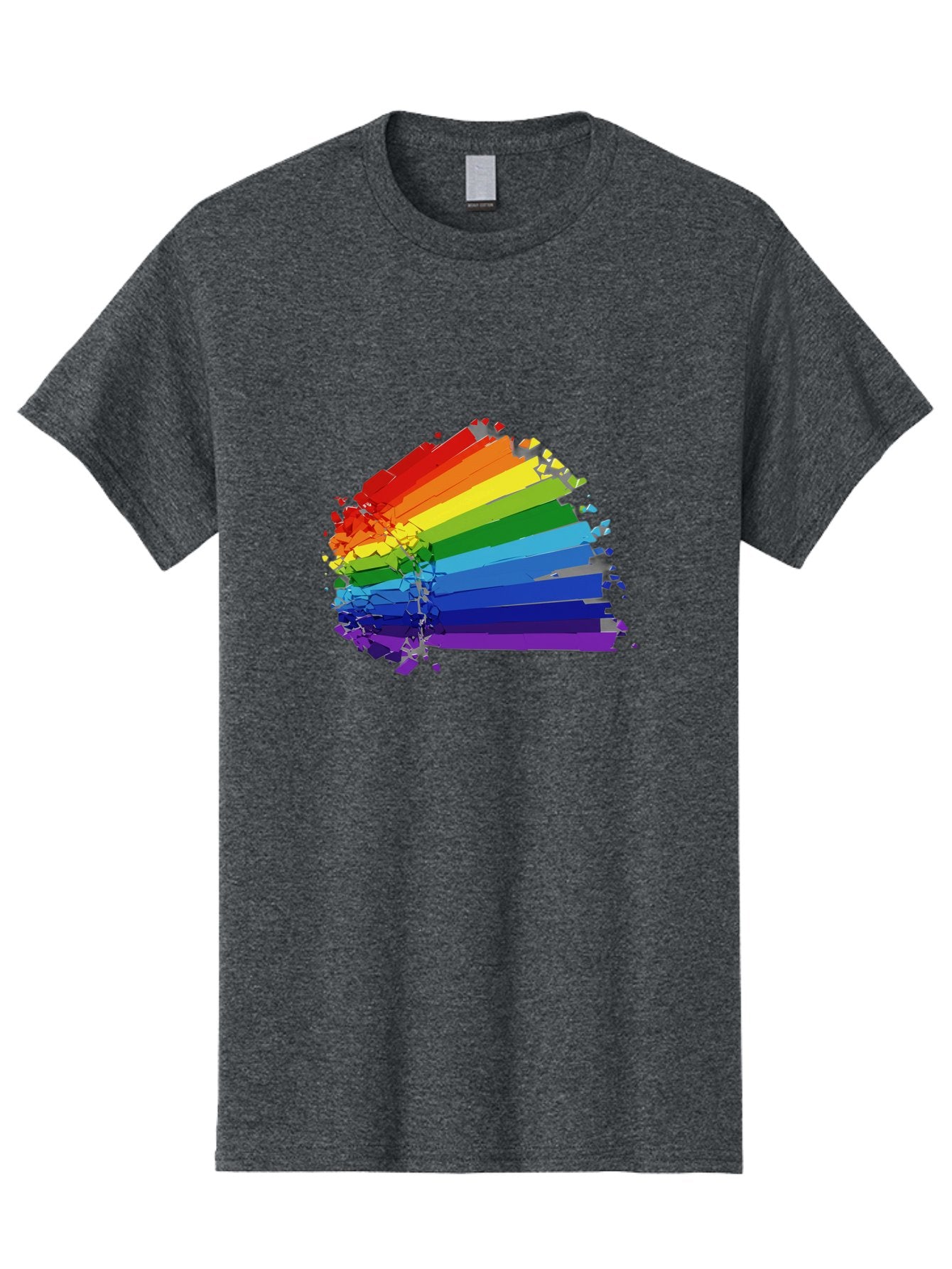 Rainbow-Paint-Splash Men'S Graphic Tee, 100% Cotton, Comfortable Casual Summer Wear, Machine Washable, Vintage Camera, Old Camera, Antique Camera, Black Camera, Classic Photography, Photography Equipment, Nostalgic Device, Film Camera, Bai294 6