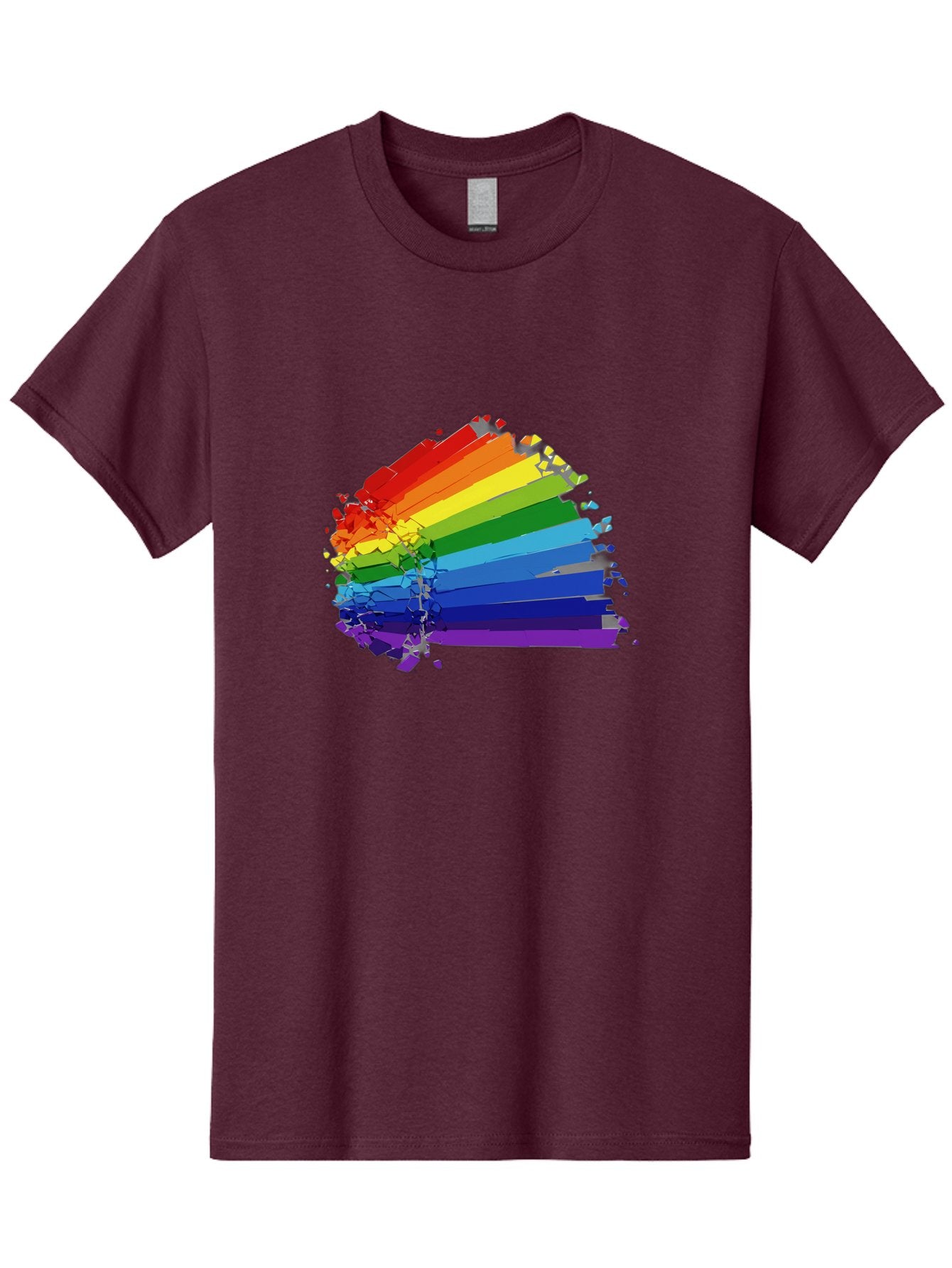 Rainbow-Paint-Splash Men'S Graphic Tee, 100% Cotton, Comfortable Casual Summer Wear, Machine Washable, Vintage Camera, Old Camera, Antique Camera, Black Camera, Classic Photography, Photography Equipment, Nostalgic Device, Film Camera, Bai294 5