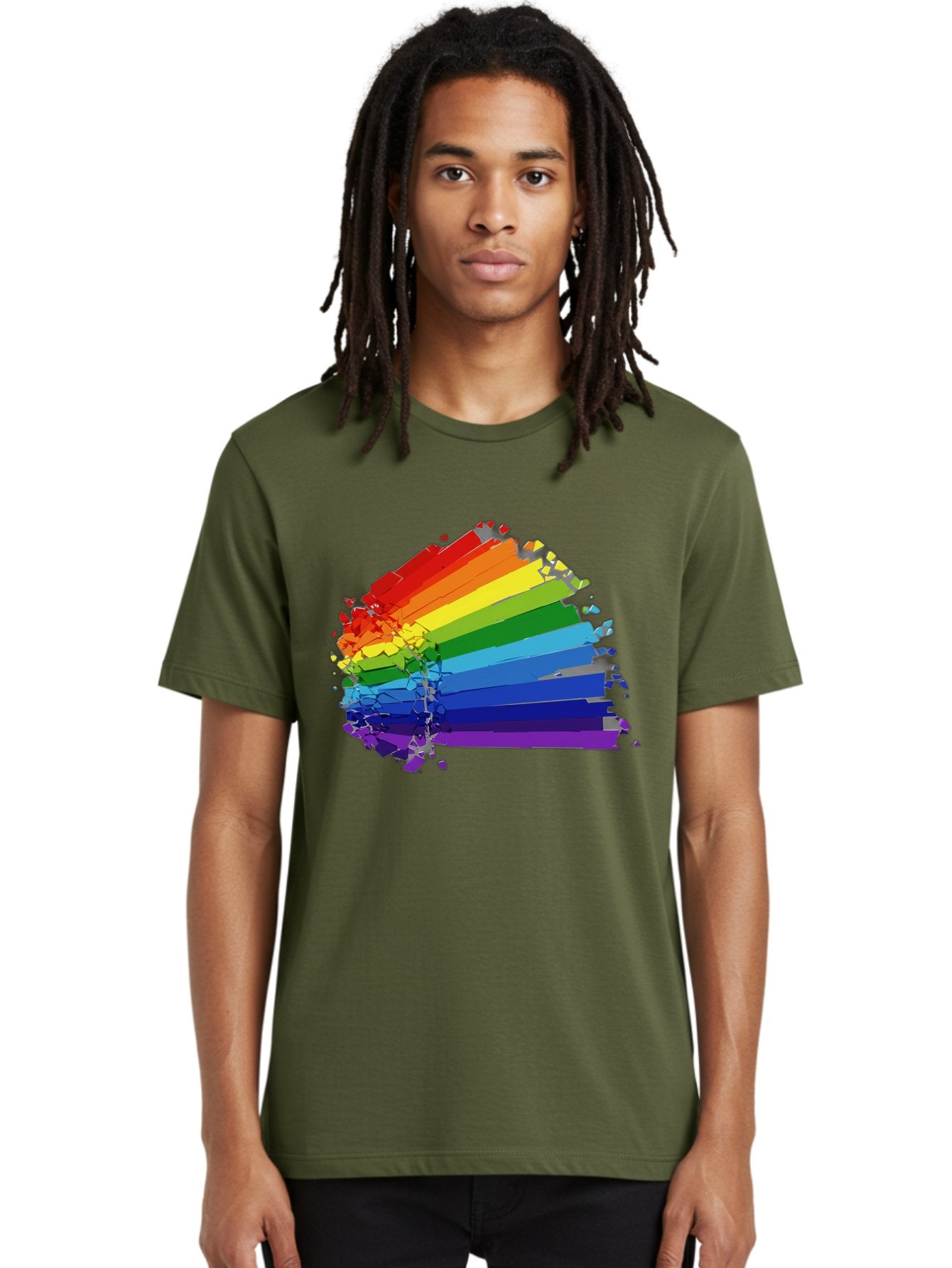 Rainbow-Paint-Splash Men'S Graphic Tee, 100% Cotton, Comfortable Casual Summer Wear, Machine Washable, Vintage Camera, Old Camera, Antique Camera, Black Camera, Classic Photography, Photography Equipment, Nostalgic Device, Film Camera, Bai294 29