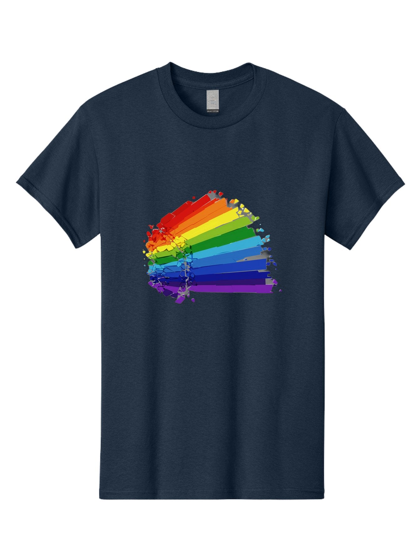 Rainbow-Paint-Splash Men'S Graphic Tee, 100% Cotton, Comfortable Casual Summer Wear, Machine Washable, Vintage Camera, Old Camera, Antique Camera, Black Camera, Classic Photography, Photography Equipment, Nostalgic Device, Film Camera, Bai294