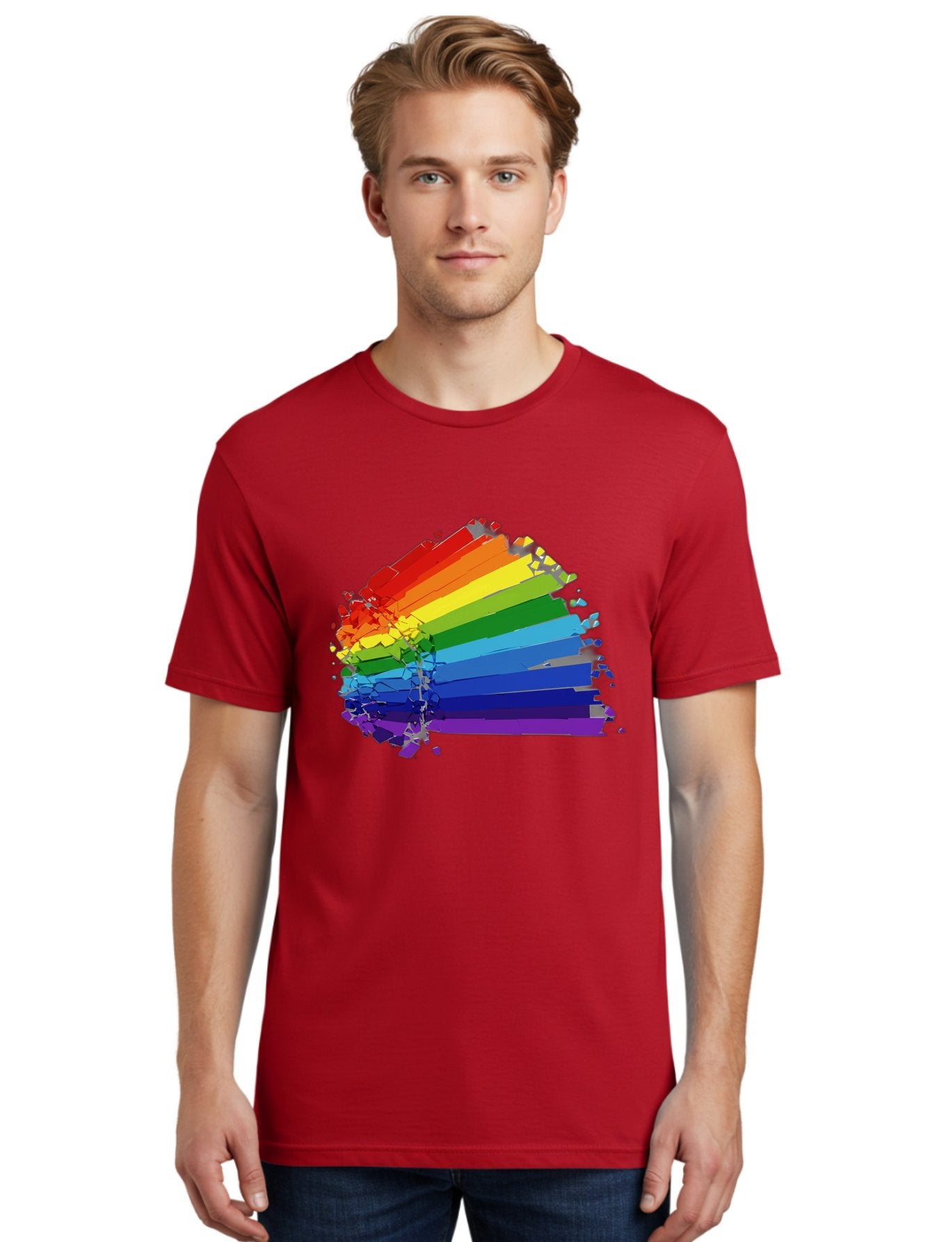 Rainbow-Paint-Splash Men'S Graphic Tee, 100% Cotton, Comfortable Casual Summer Wear, Machine Washable, Vintage Camera, Old Camera, Antique Camera, Black Camera, Classic Photography, Photography Equipment, Nostalgic Device, Film Camera, Bai294 28