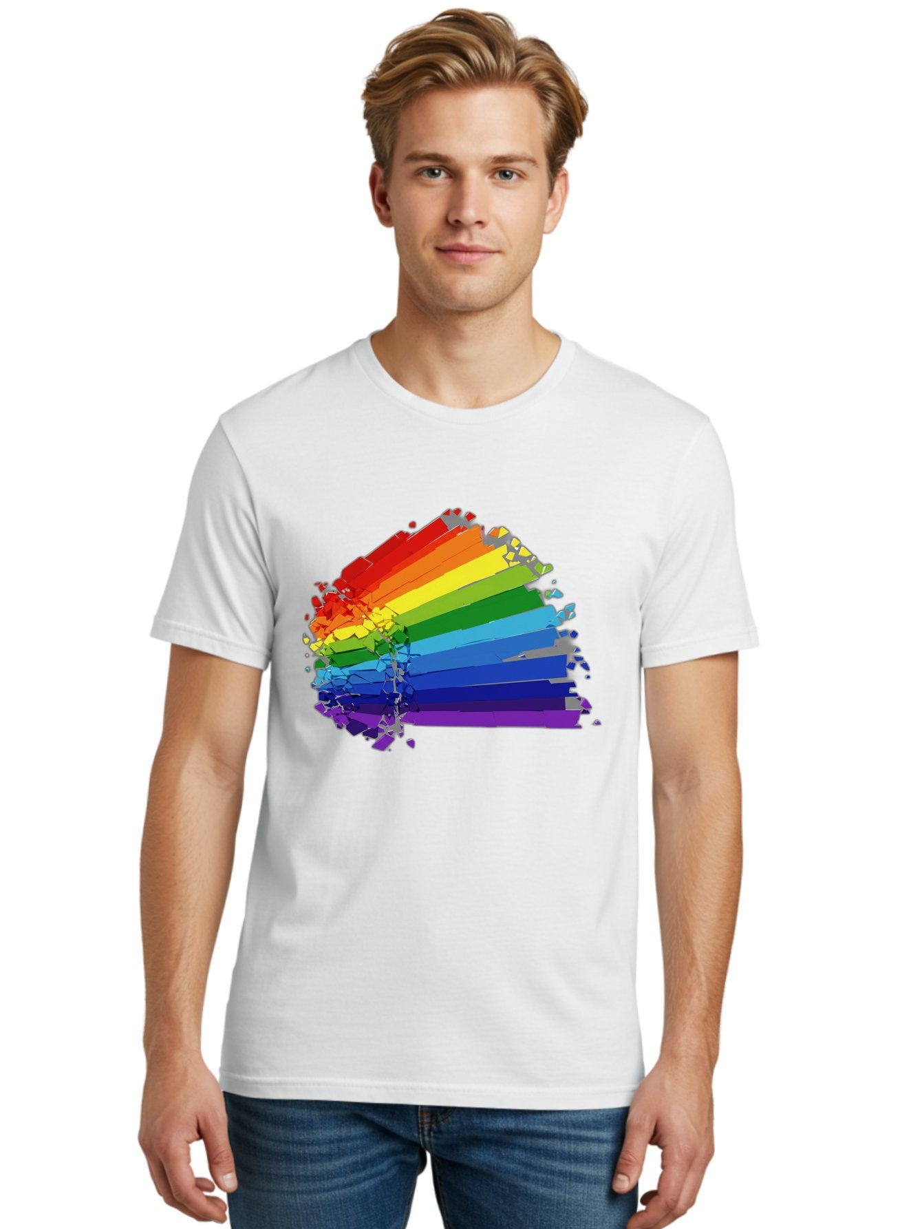 Rainbow-Paint-Splash Men'S Graphic Tee, 100% Cotton, Comfortable Casual Summer Wear, Machine Washable, Vintage Camera, Old Camera, Antique Camera, Black Camera, Classic Photography, Photography Equipment, Nostalgic Device, Film Camera, Bai294 27