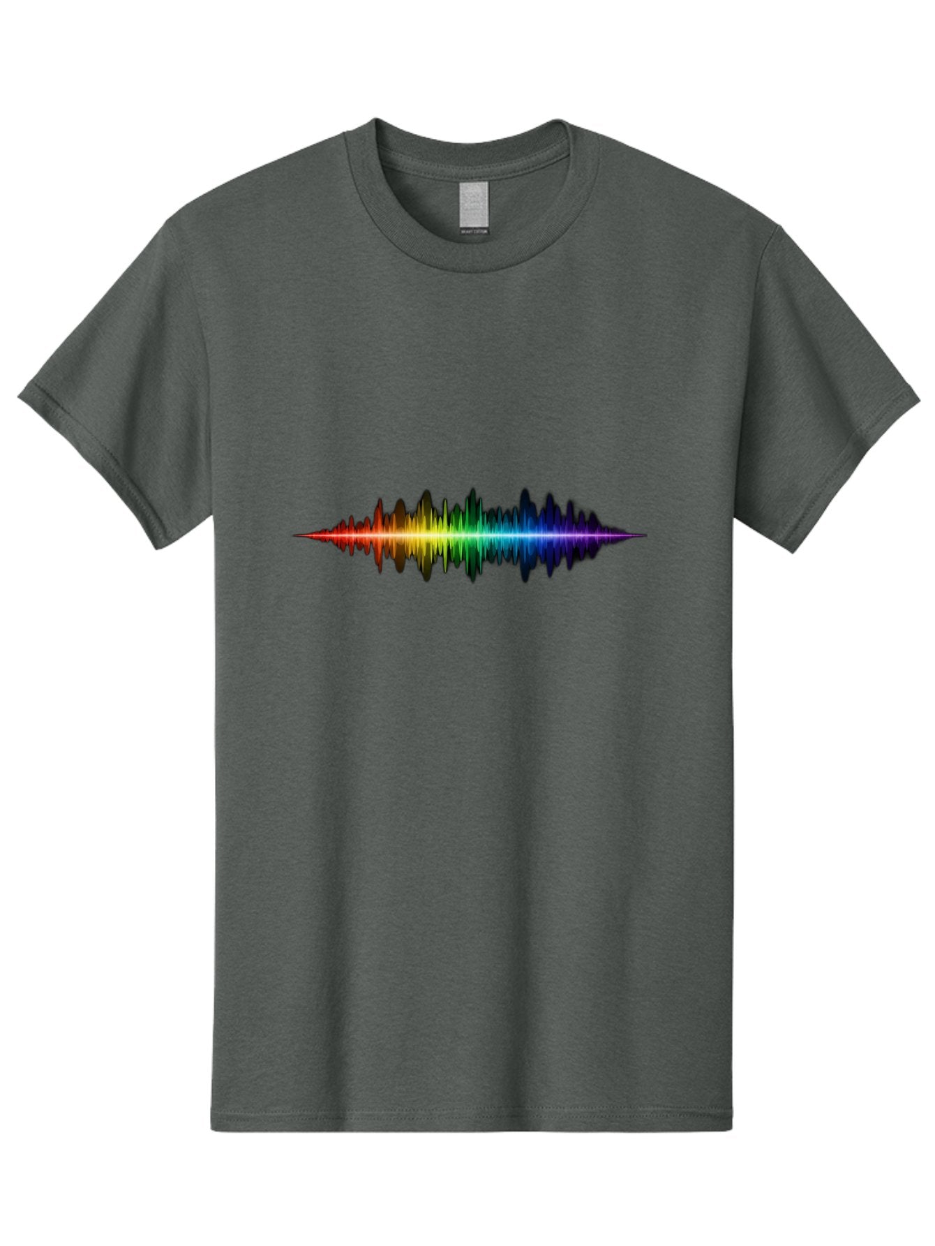 Rainbow-Sound-Wave Men'S Graphic Tee, 100% Cotton, Comfortable Casual Summer Wear, Machine Washable, Vintage Camera, Old Camera, Antique Camera, Black Camera, Classic Photography, Photography Equipment, Nostalgic Device, Film Camera, Bai295 3