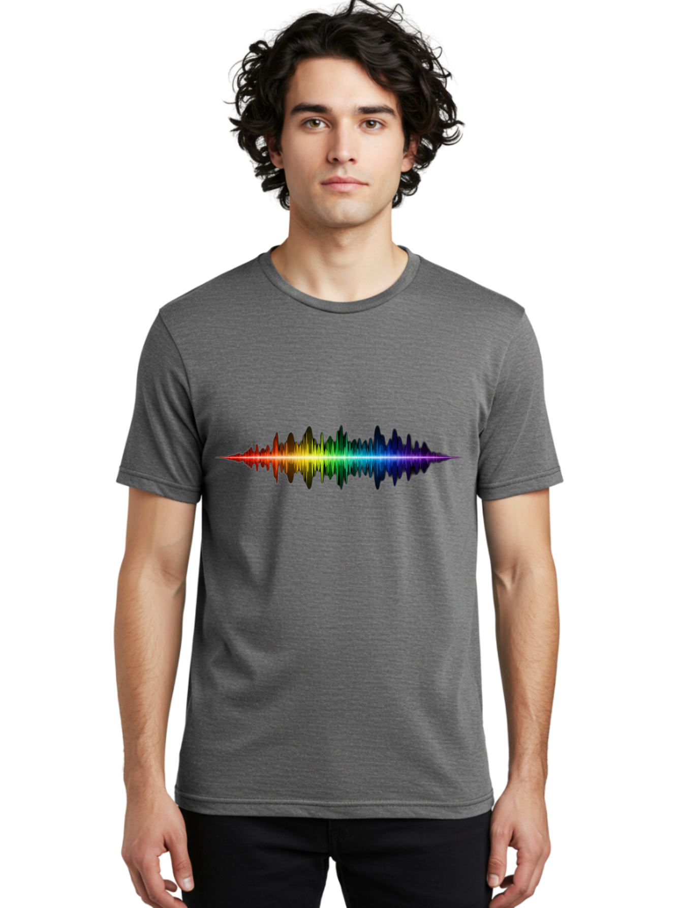 Rainbow-Sound-Wave Men'S Graphic Tee, 100% Cotton, Comfortable Casual Summer Wear, Machine Washable, Vintage Camera, Old Camera, Antique Camera, Black Camera, Classic Photography, Photography Equipment, Nostalgic Device, Film Camera, Bai295 29