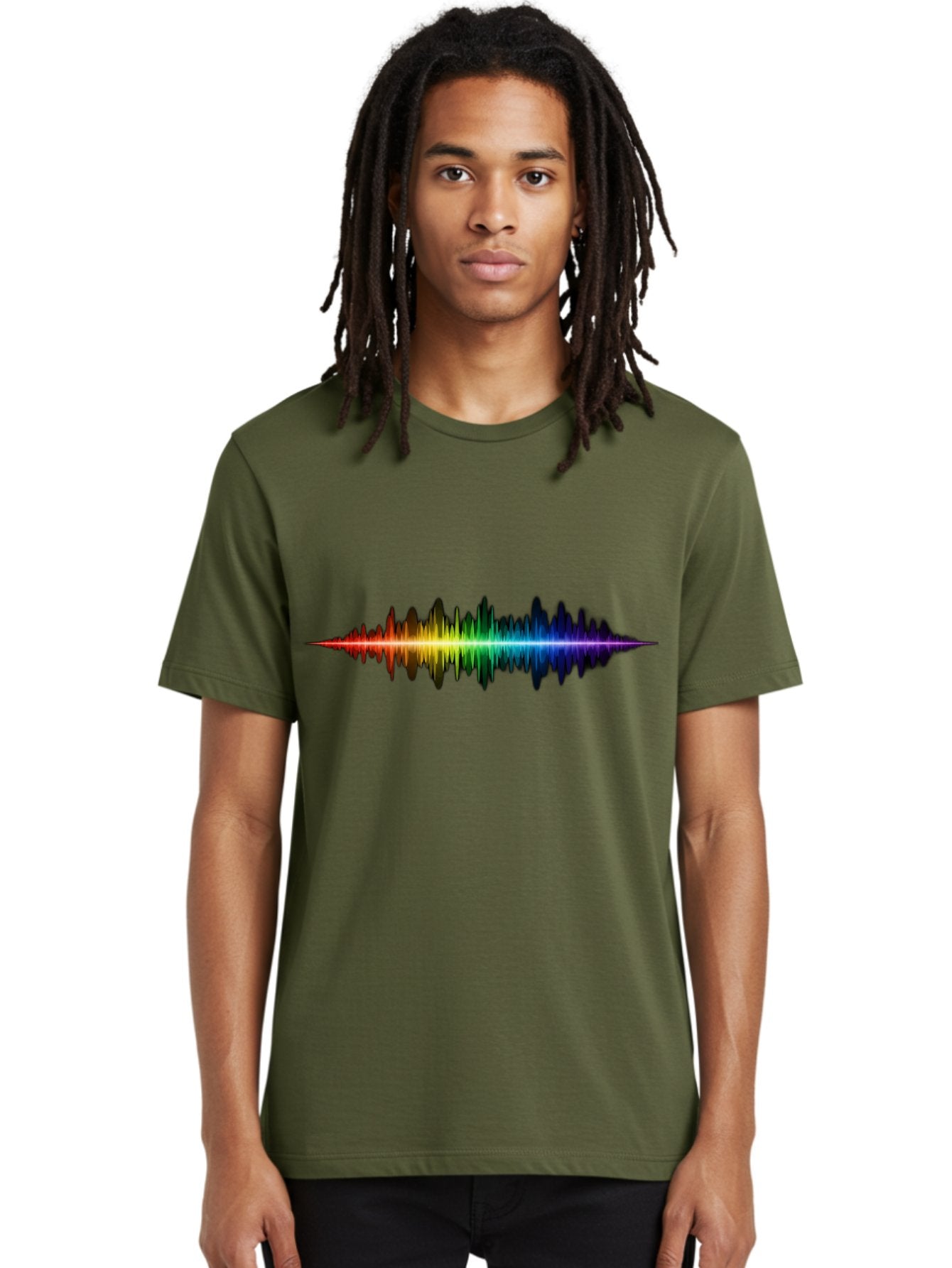 Rainbow-Sound-Wave Men'S Graphic Tee, 100% Cotton, Comfortable Casual Summer Wear, Machine Washable, Vintage Camera, Old Camera, Antique Camera, Black Camera, Classic Photography, Photography Equipment, Nostalgic Device, Film Camera, Bai295 25