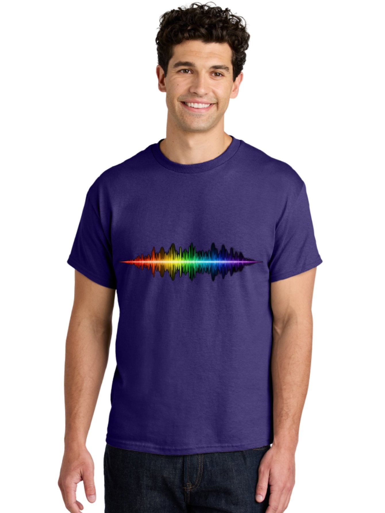 Rainbow-Sound-Wave Men'S Graphic Tee, 100% Cotton, Comfortable Casual Summer Wear, Machine Washable, Vintage Camera, Old Camera, Antique Camera, Black Camera, Classic Photography, Photography Equipment, Nostalgic Device, Film Camera, Bai295 18