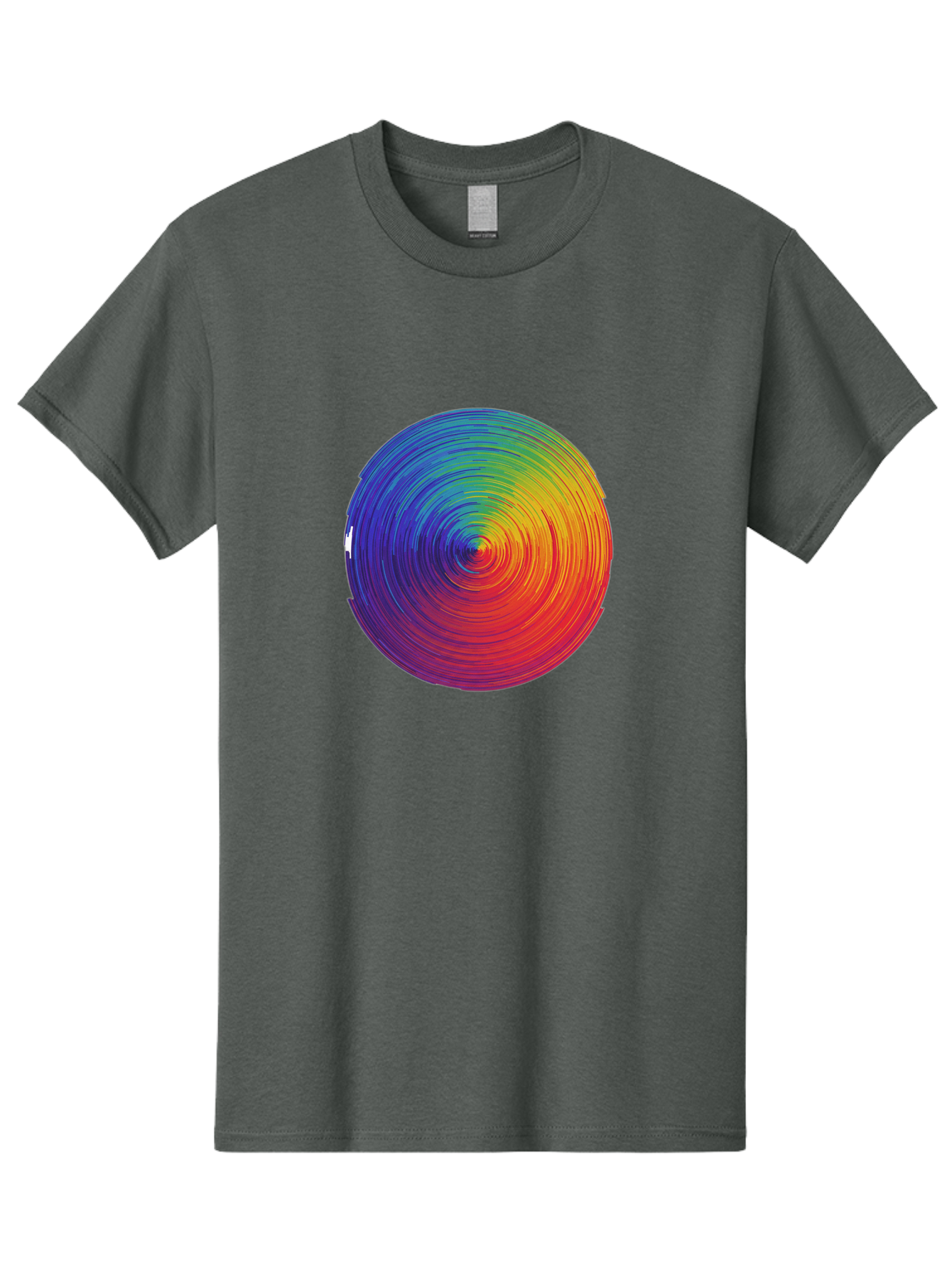 Rainbow-Spiral-Circle Men'S Graphic Tee, 100% Cotton, Comfortable Casual Summer Wear, Machine Washable, Vintage Camera, Old Camera, Antique Camera, Black Camera, Classic Photography, Photography Equipment, Nostalgic Device, Film Camera, Bai296 10