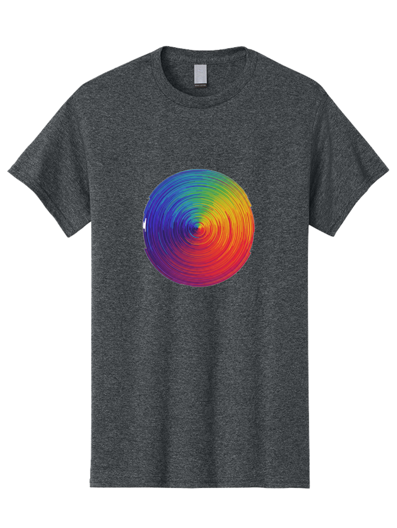 Rainbow-Spiral-Circle Men'S Graphic Tee, 100% Cotton, Comfortable Casual Summer Wear, Machine Washable, Vintage Camera, Old Camera, Antique Camera, Black Camera, Classic Photography, Photography Equipment, Nostalgic Device, Film Camera, Bai296 12