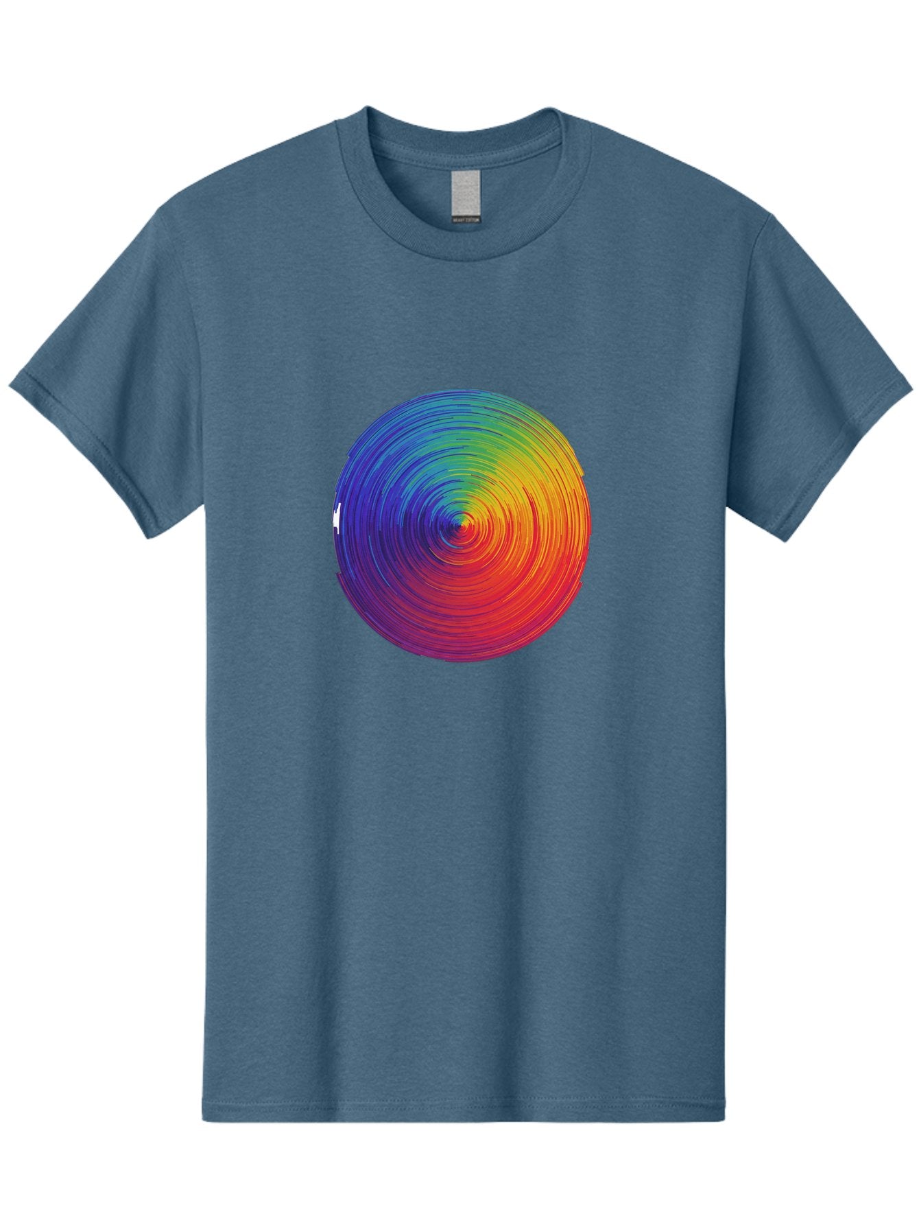 Rainbow-Spiral-Circle Men'S Graphic Tee, 100% Cotton, Comfortable Casual Summer Wear, Machine Washable, Vintage Camera, Old Camera, Antique Camera, Black Camera, Classic Photography, Photography Equipment, Nostalgic Device, Film Camera, Bai296 10
