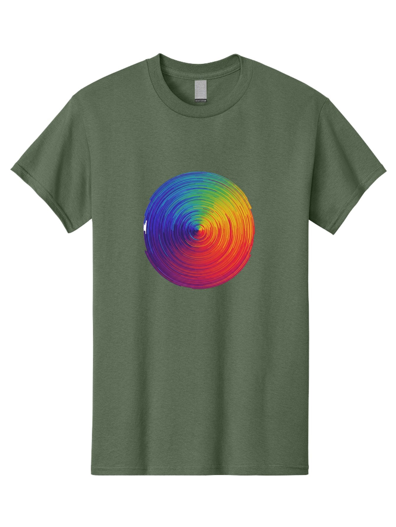 Rainbow-Spiral-Circle Men'S Graphic Tee, 100% Cotton, Comfortable Casual Summer Wear, Machine Washable, Vintage Camera, Old Camera, Antique Camera, Black Camera, Classic Photography, Photography Equipment, Nostalgic Device, Film Camera, Bai296 9