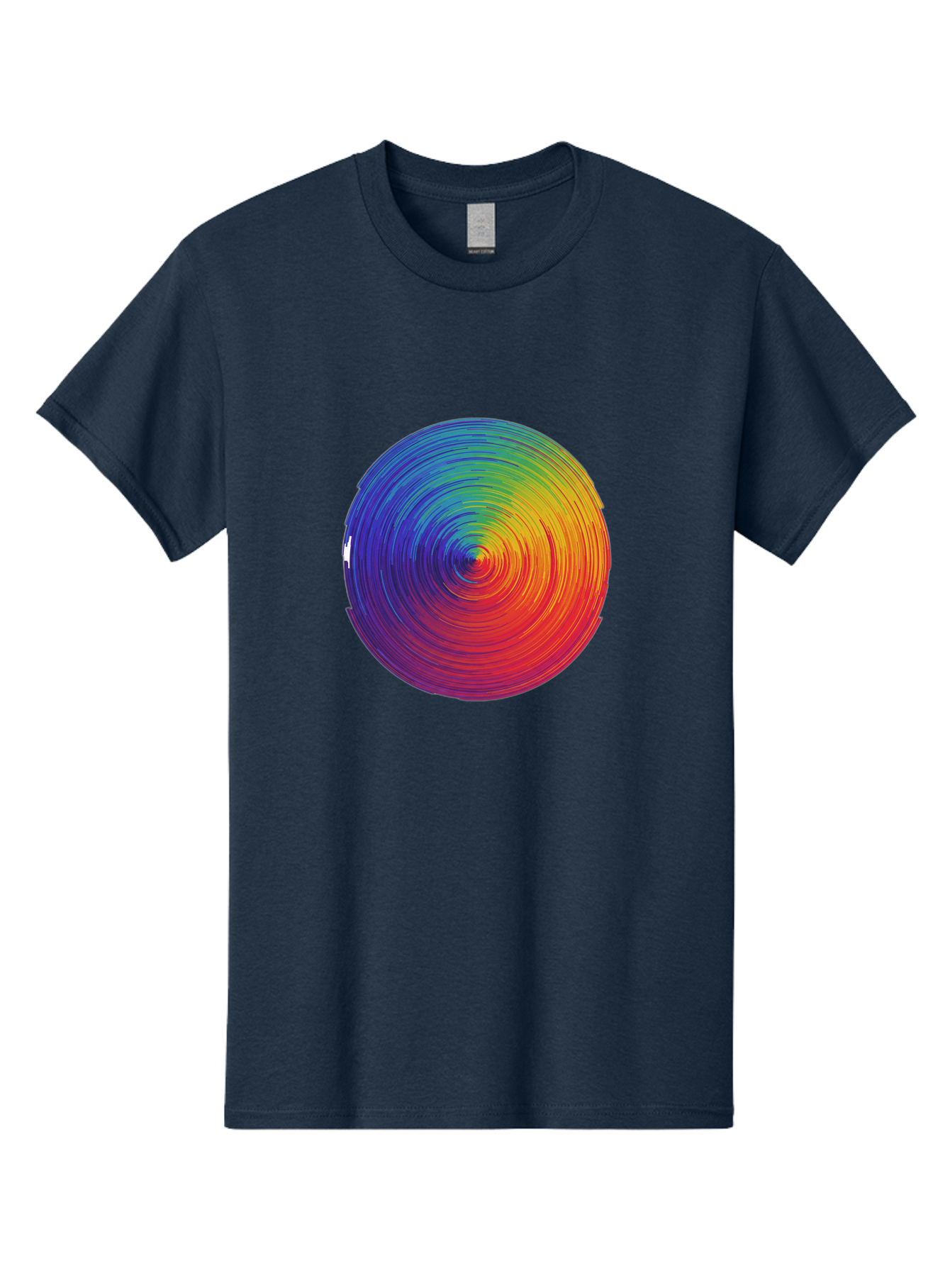 Rainbow-Spiral-Circle Men'S Graphic Tee, 100% Cotton, Comfortable Casual Summer Wear, Machine Washable, Vintage Camera, Old Camera, Antique Camera, Black Camera, Classic Photography, Photography Equipment, Nostalgic Device, Film Camera, Bai296 11