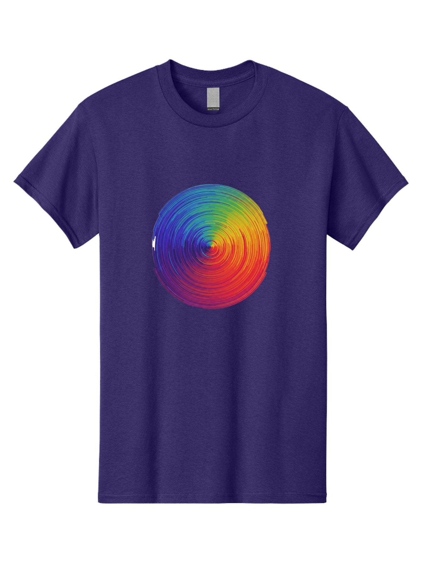 Rainbow-Spiral-Circle Men'S Graphic Tee, 100% Cotton, Comfortable Casual Summer Wear, Machine Washable, Vintage Camera, Old Camera, Antique Camera, Black Camera, Classic Photography, Photography Equipment, Nostalgic Device, Film Camera, Bai296 7