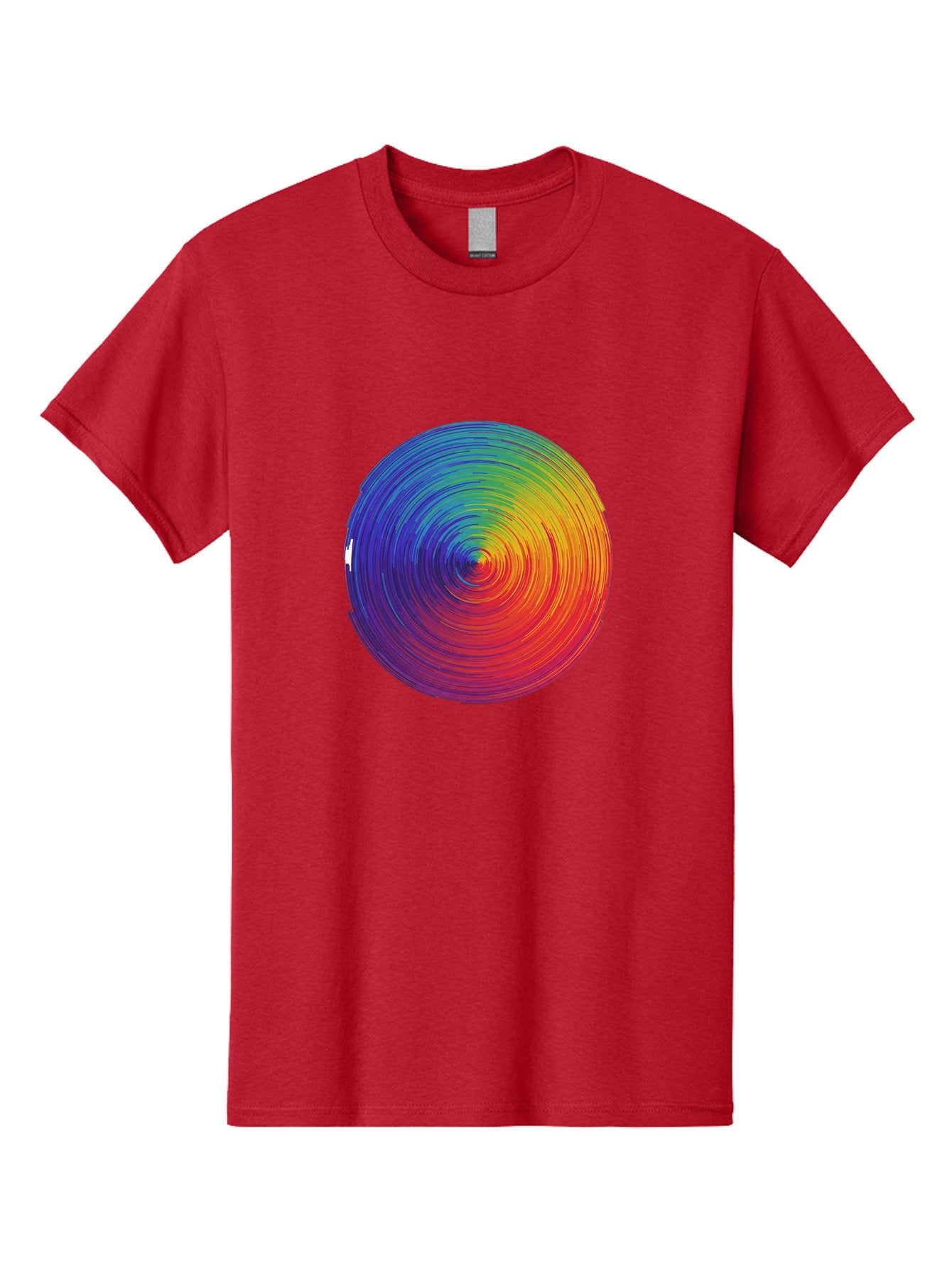 Rainbow-Spiral-Circle Men'S Graphic Tee, 100% Cotton, Comfortable Casual Summer Wear, Machine Washable, Vintage Camera, Old Camera, Antique Camera, Black Camera, Classic Photography, Photography Equipment, Nostalgic Device, Film Camera, Bai296 14