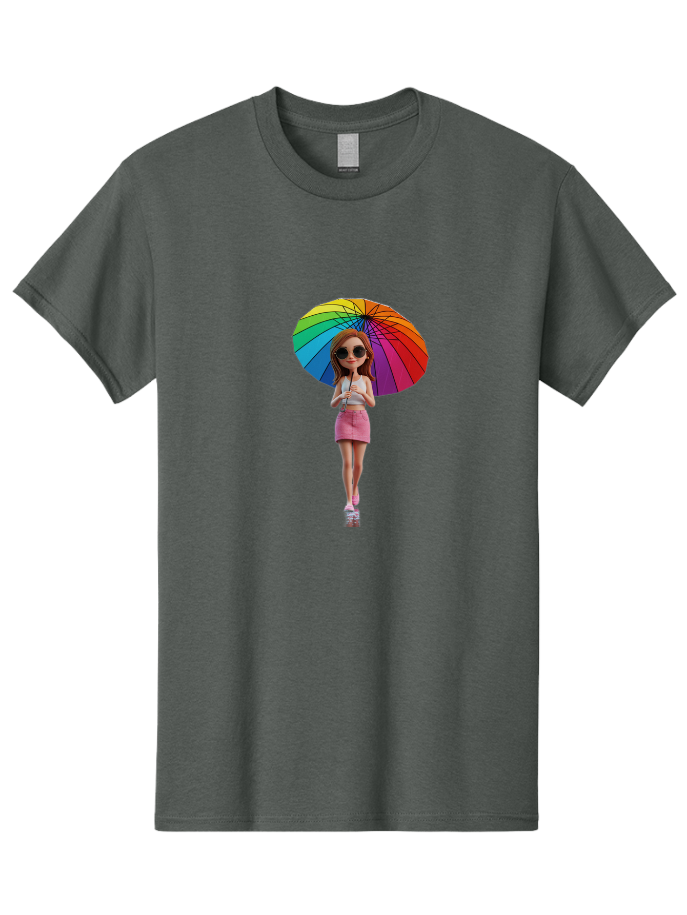 Rainbow-Umbrella-Girl Men'S Graphic Tee, 100% Cotton, Comfortable Casual Summer Wear, Machine Washable, Vintage Camera, Old Camera, Antique Camera, Black Camera, Classic Photography, Photography Equipment, Nostalgic Device, Film Camera, Bai297 11
