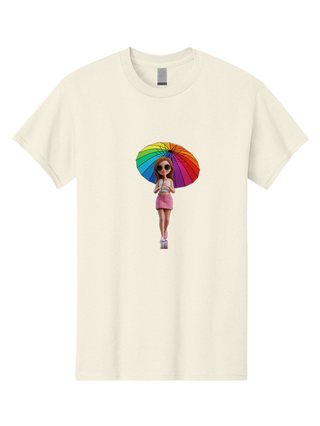 Rainbow-Umbrella-Girl Men'S Graphic Tee, 100% Cotton, Comfortable Casual Summer Wear, Machine Washable, Vintage Camera, Old Camera, Antique Camera, Black Camera, Classic Photography, Photography Equipment, Nostalgic Device, Film Camera, Bai297 8